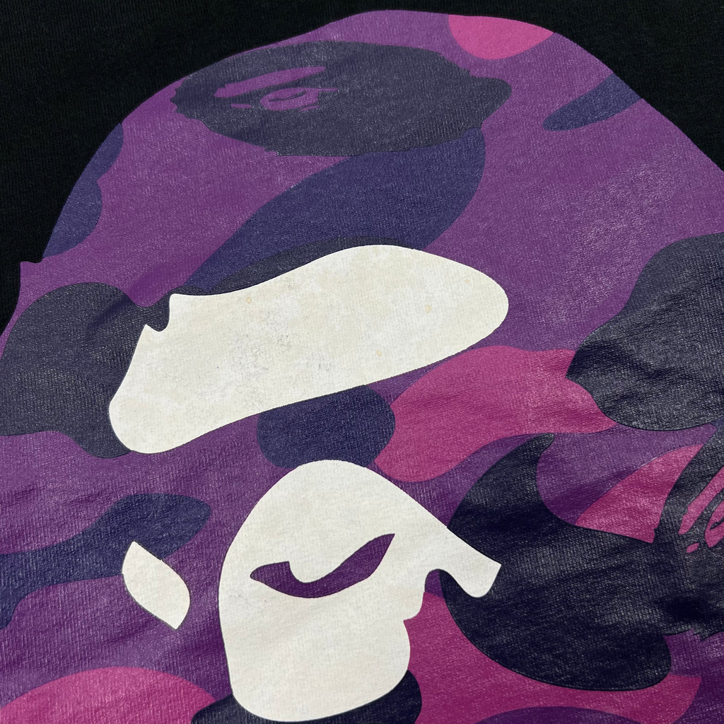 BAPE COLOR CAMO BIG APE HEAD MIRROR TEE