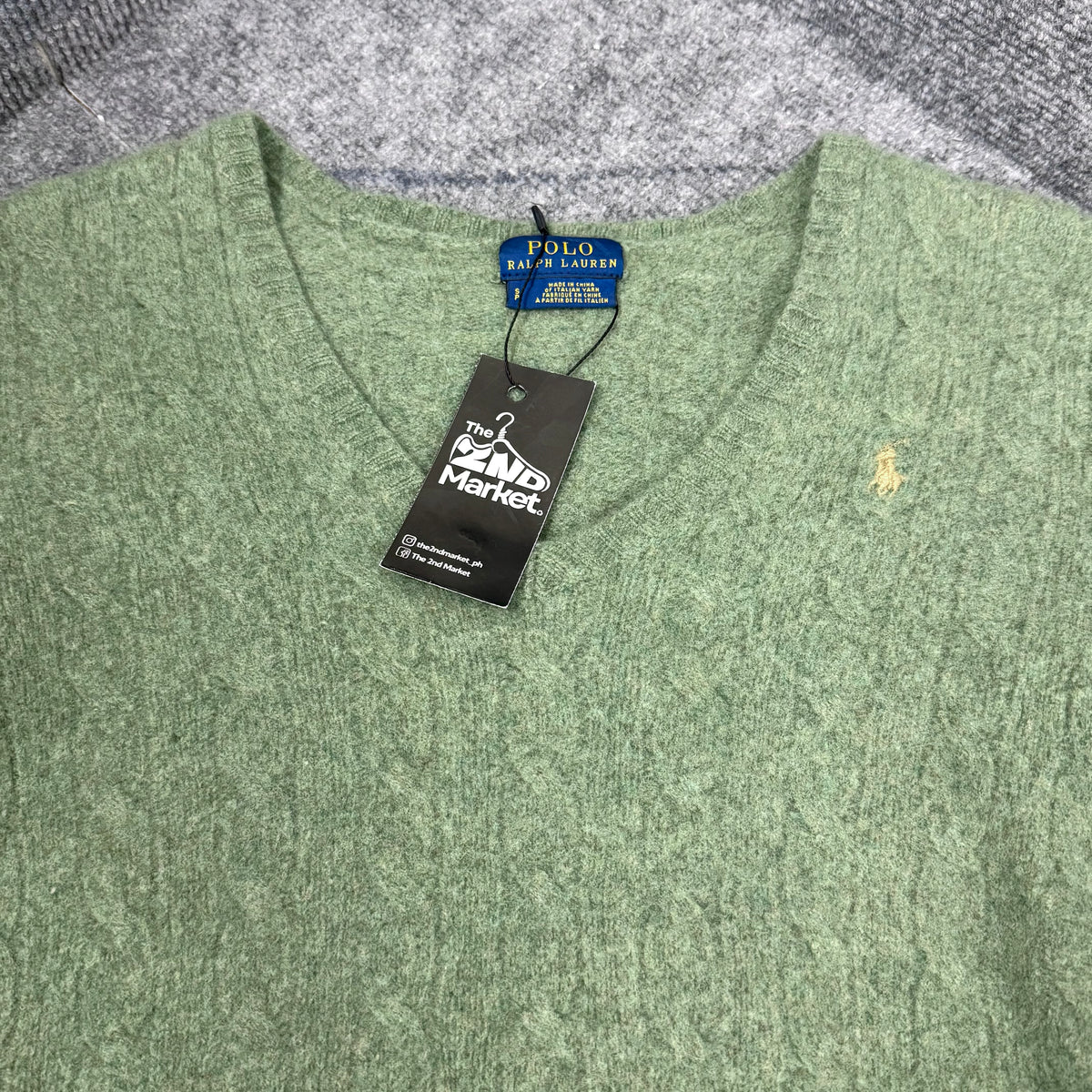 RALPH LAUREN KNIT SWEATSHIRT