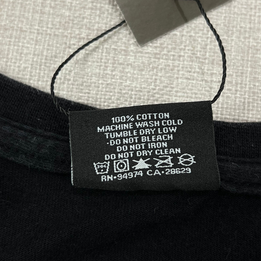 STUSSY WORLD TOUR TEE CROSSED-OUT CITY NAMES