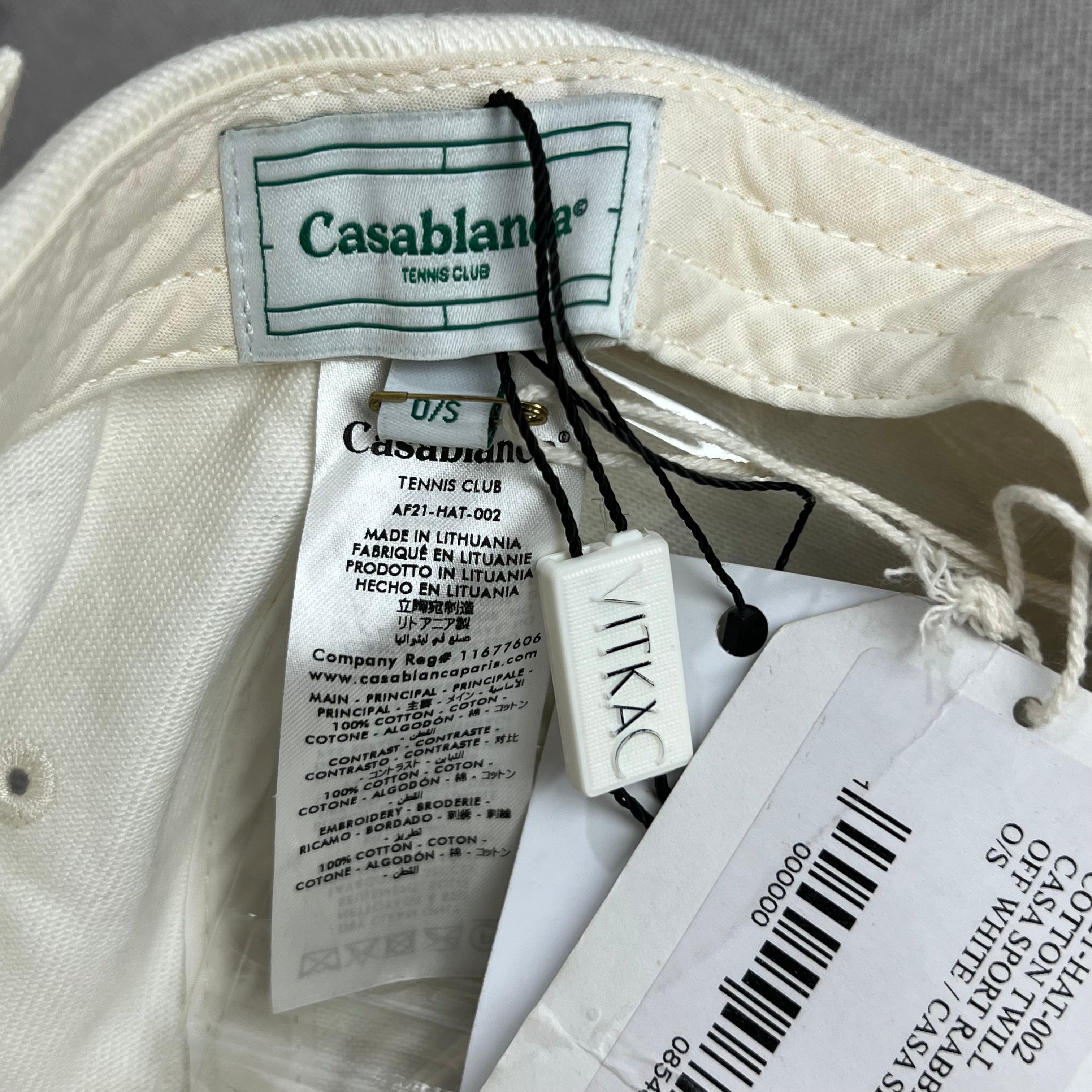 CASA BLANCA "CASA SPORT" RABBIT TWILL CAP