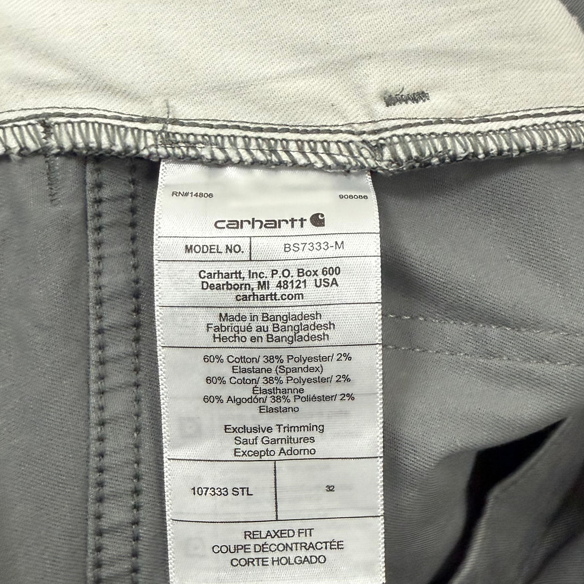 CARHARTT CARGO SHORT