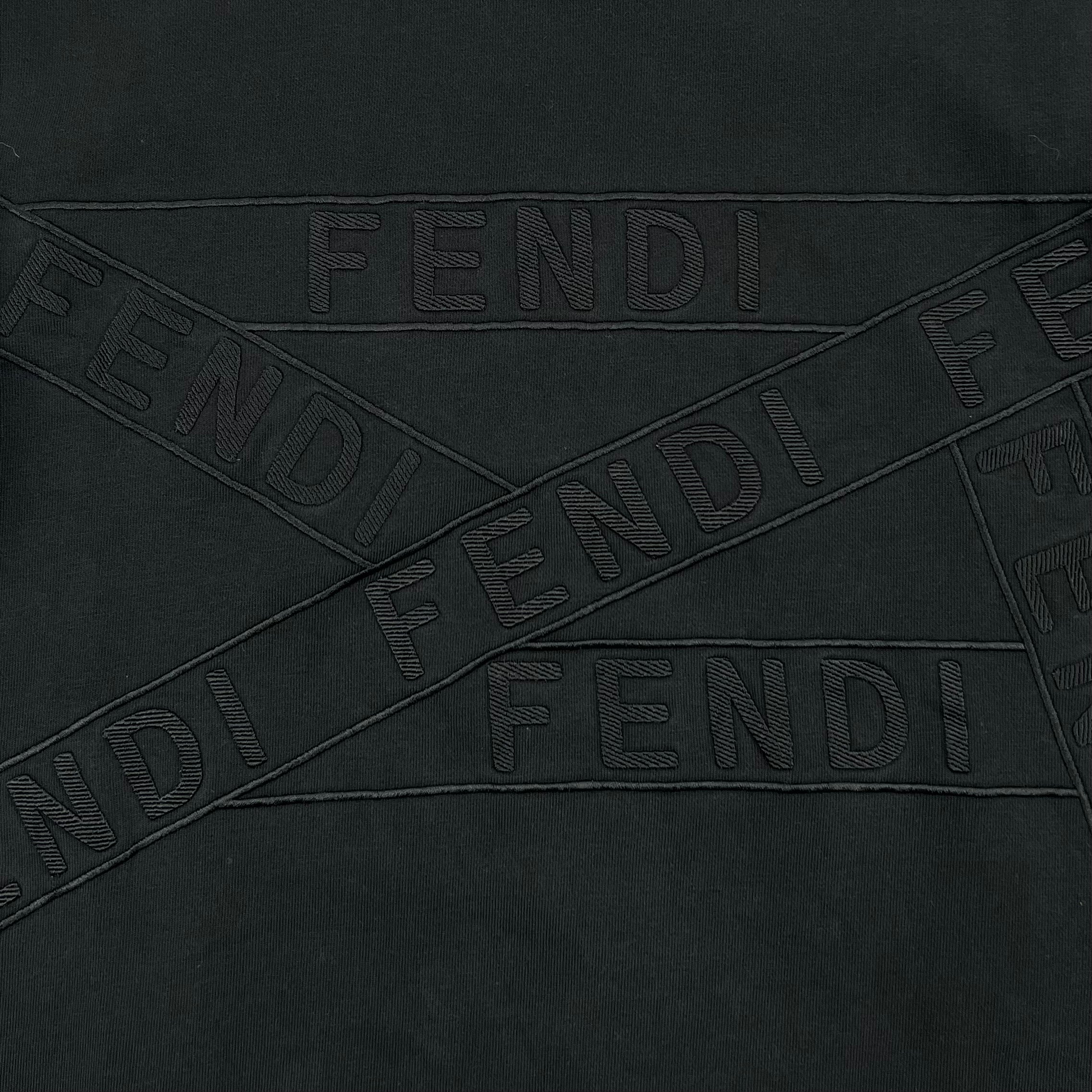FENDI LOGO TAPE SWEATSHIRT