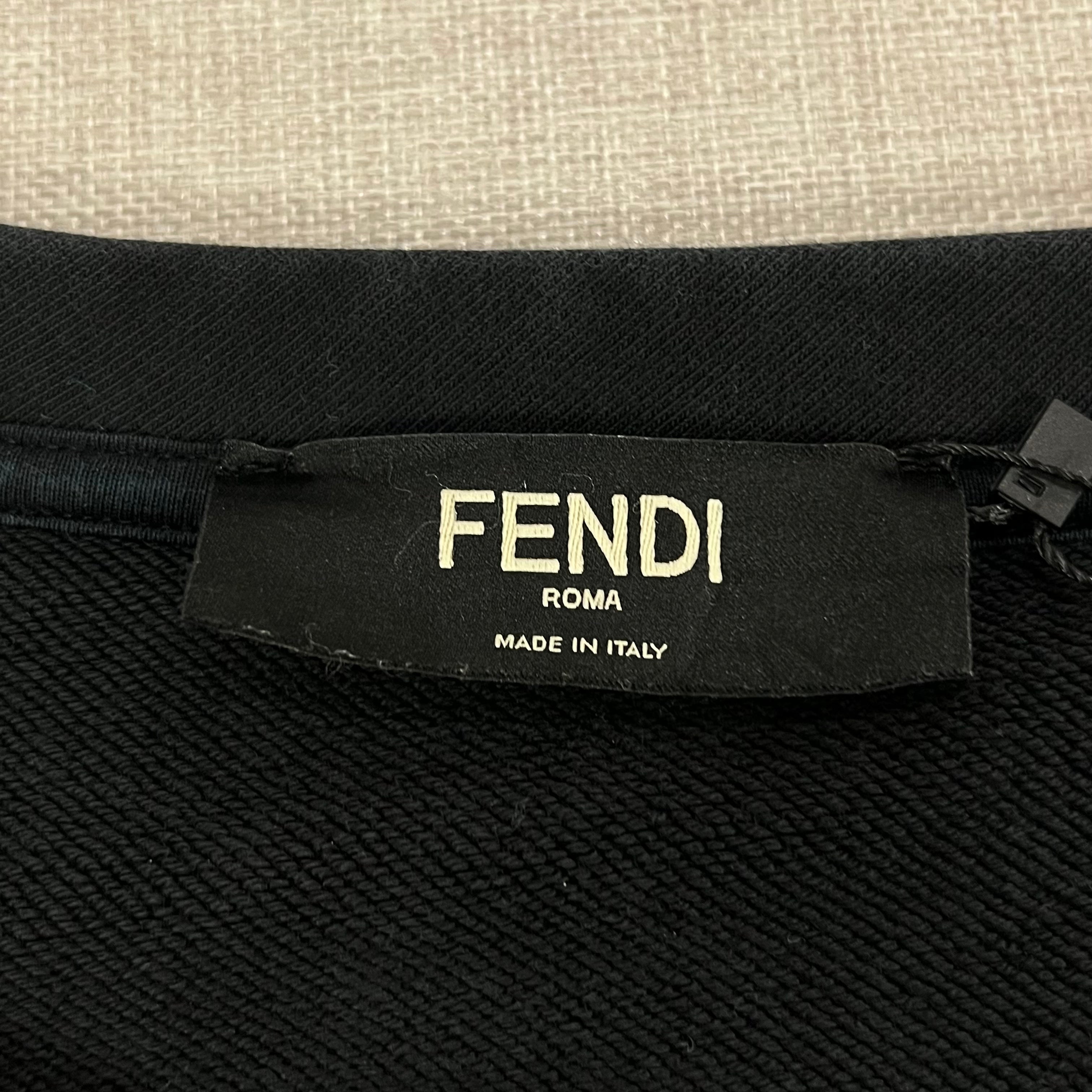 FENDI LOGO TAPE SWEATSHIRT