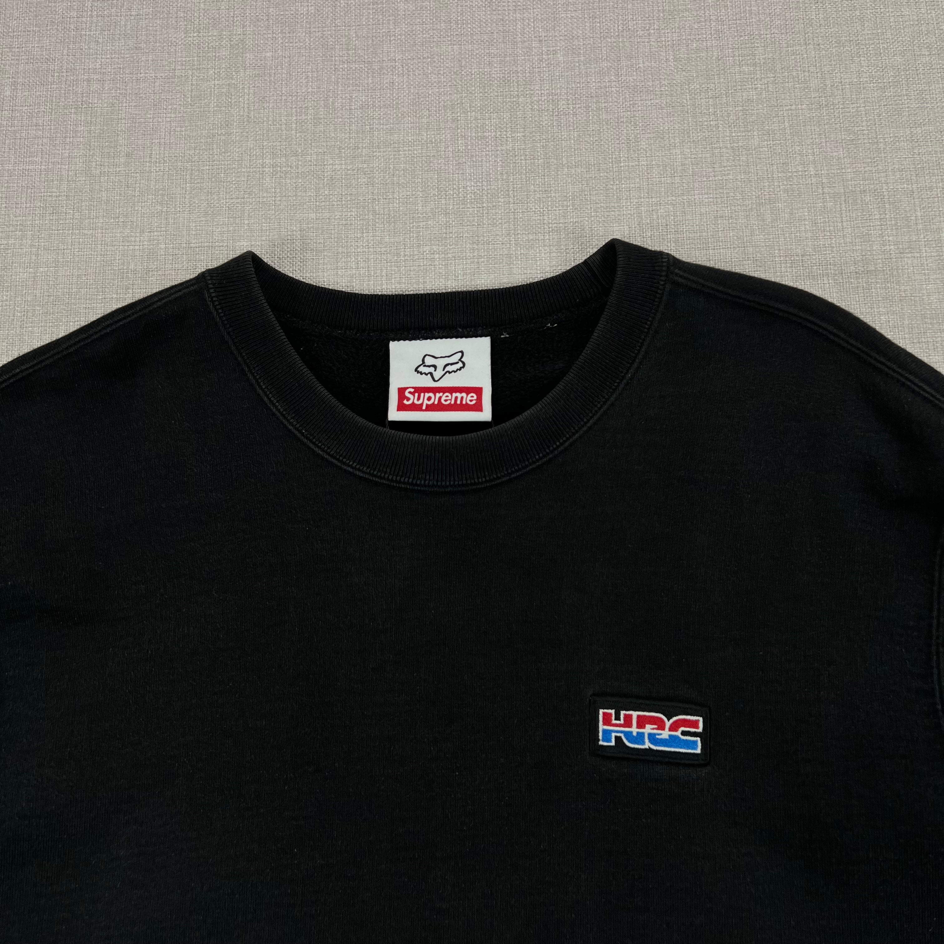 SUPREME X HONDA X FOX RACING CREWNECK SWEATSHIRT