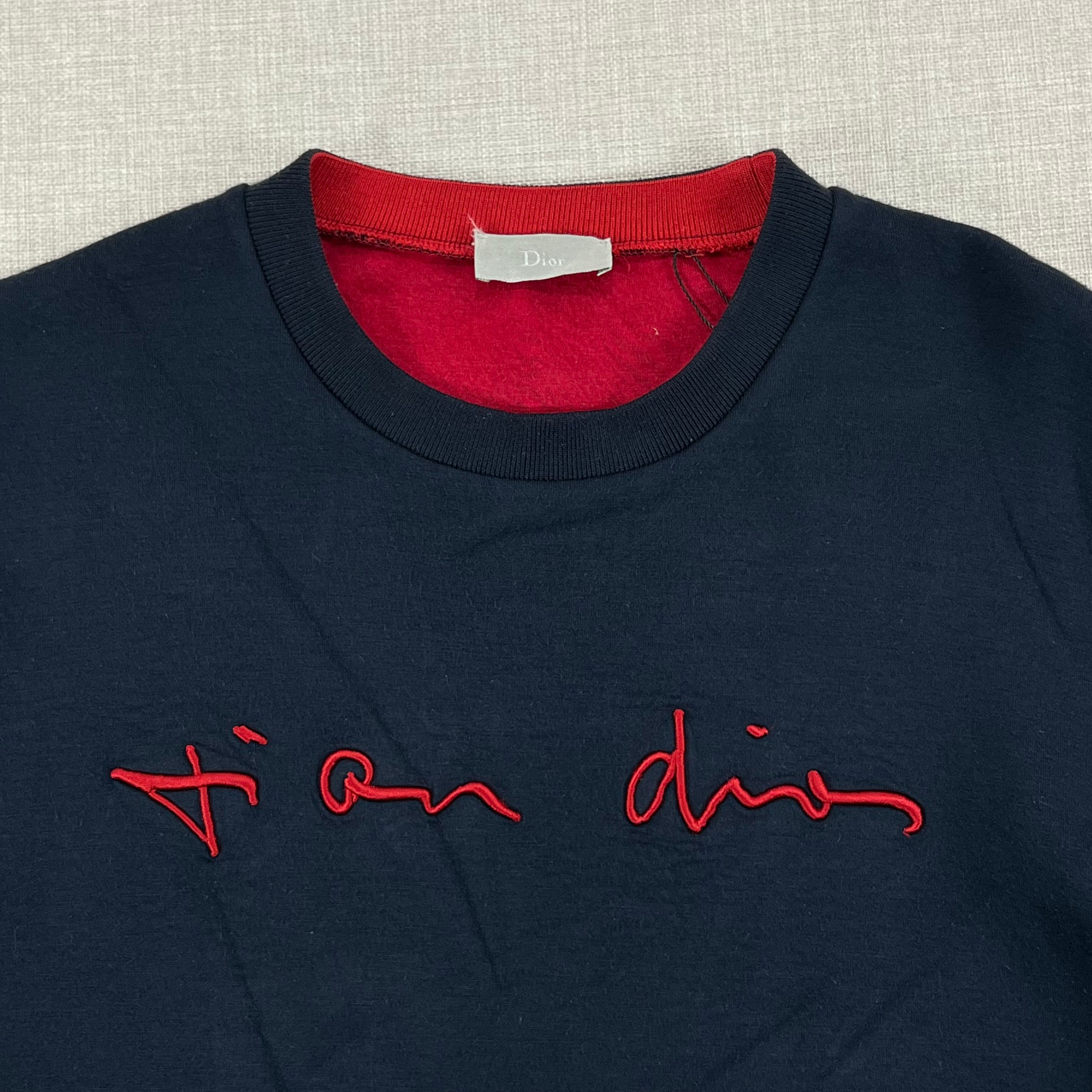 DIOR HOMME NAVY SWEATSHIRT