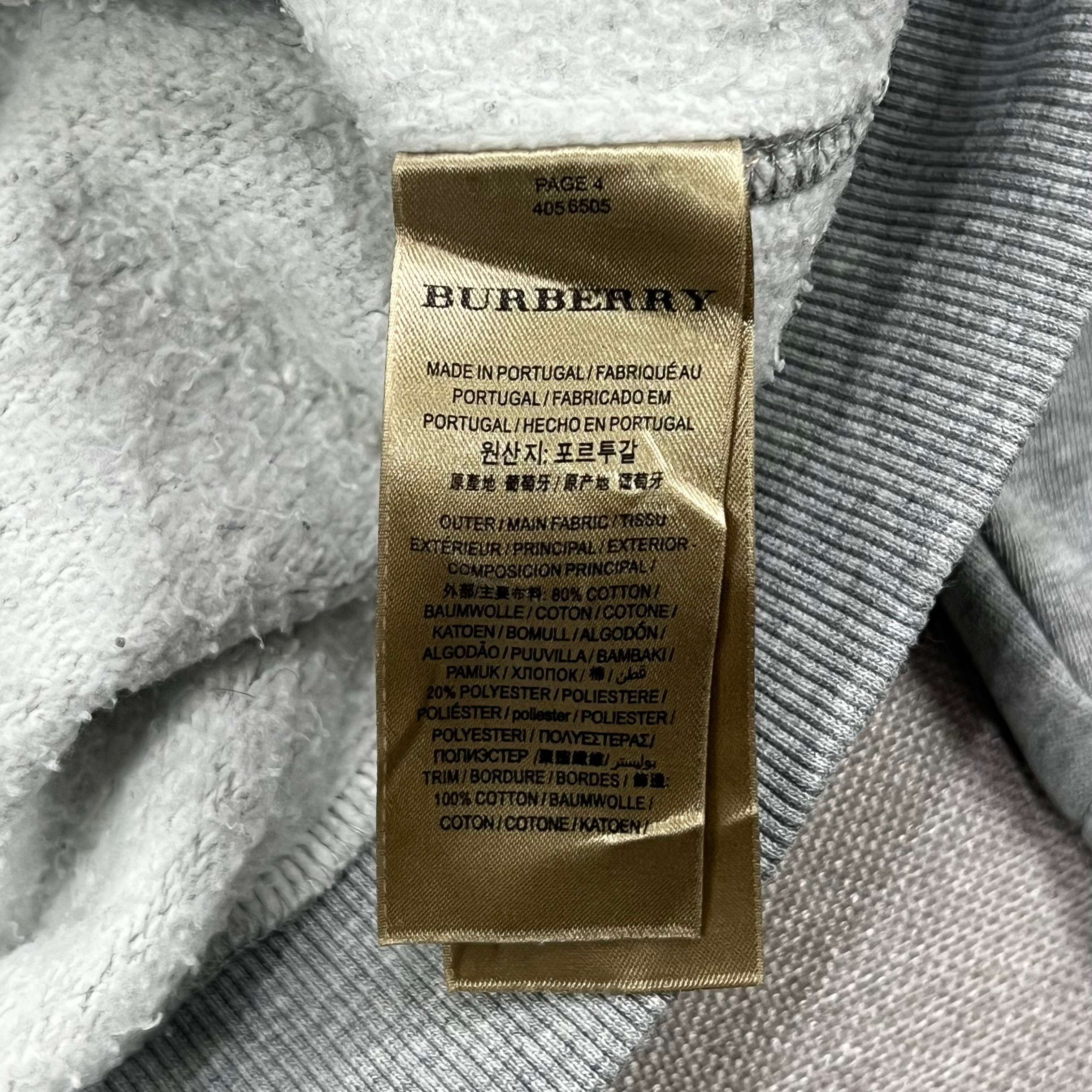 BURBERRY TAYDON CREWNECK SWEATSHIRT