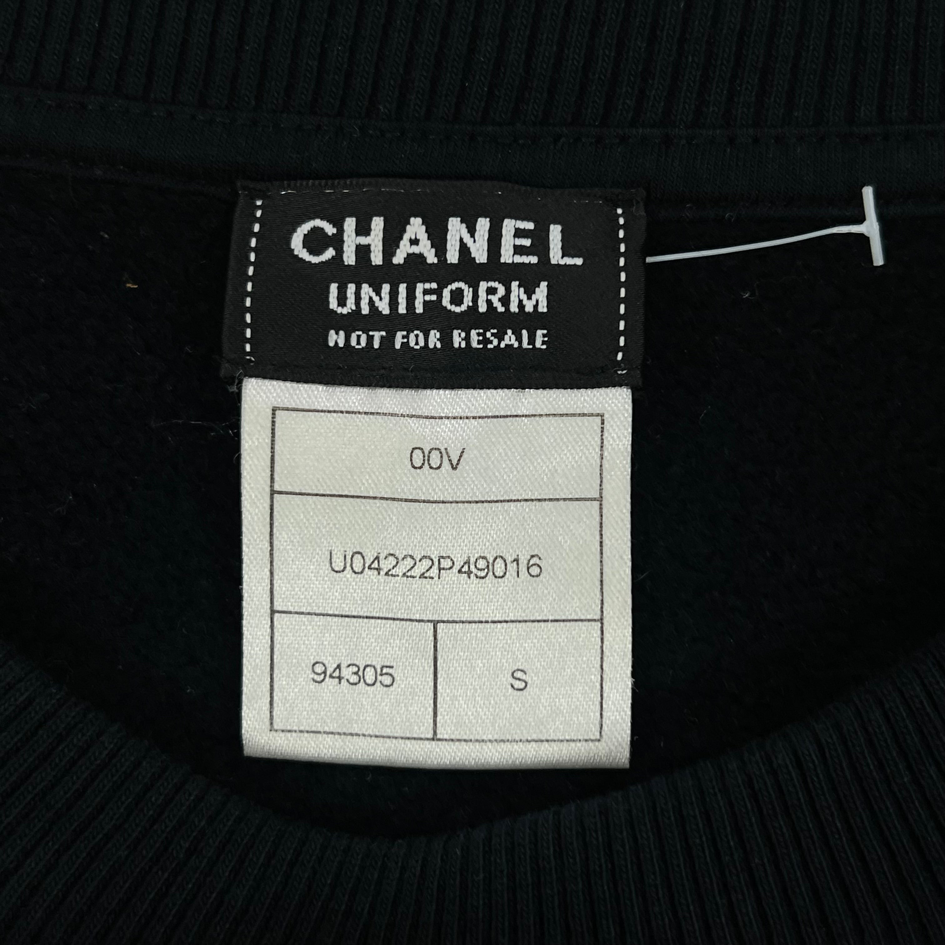 CHANEL CREWNECK SUBTLE TONAL CC LOGO SWEATSHIRT