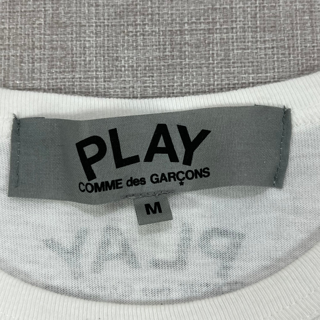 PLAY COMME DES GARCONS HEART LOGO PATCH L/S