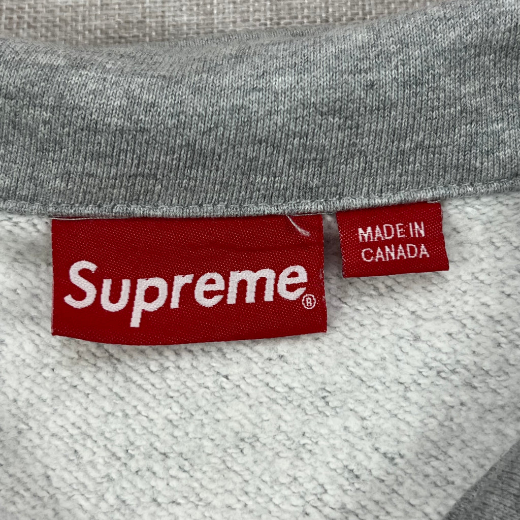 SUPREME SUP HALF ZIP PULLOVER SWEATSHIRT