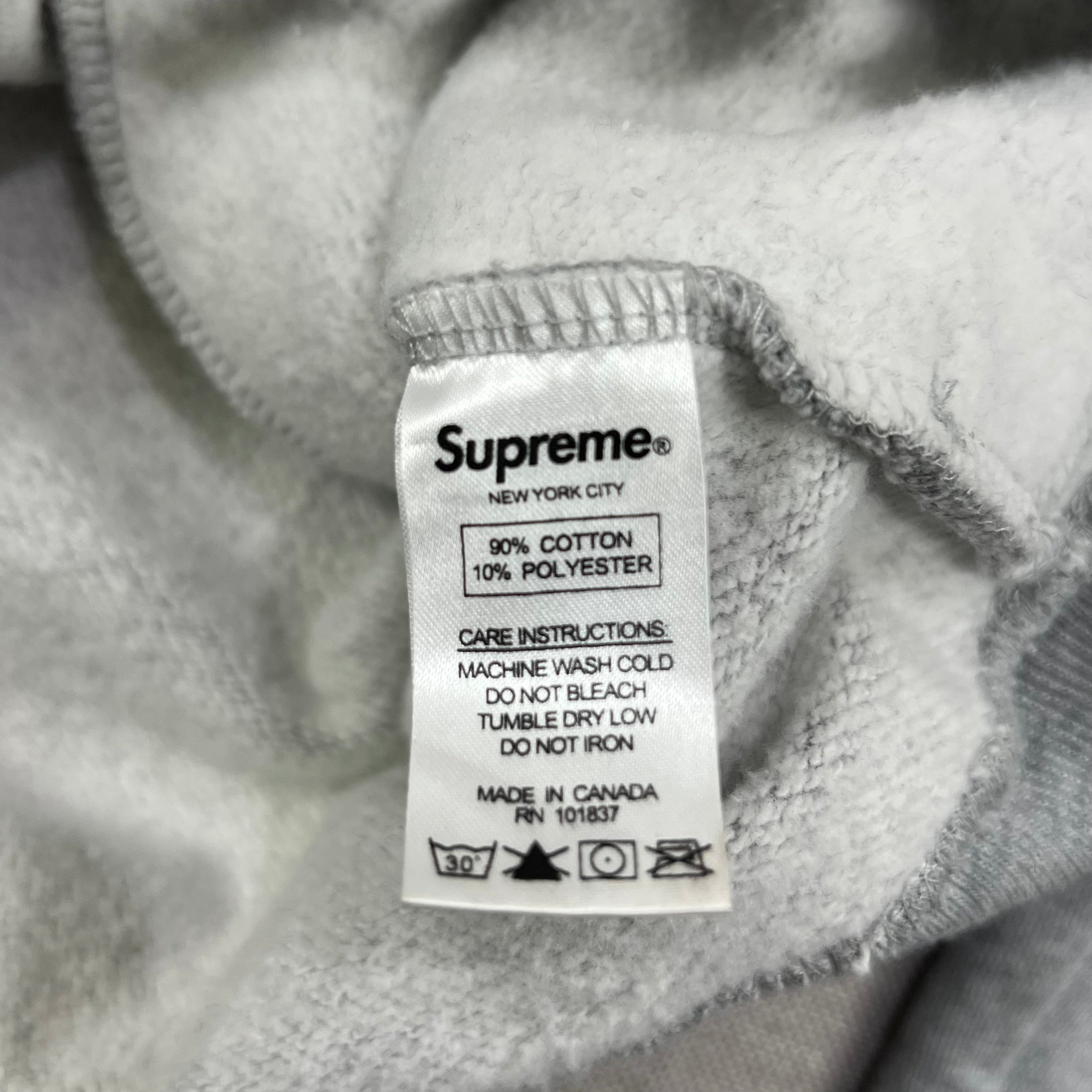 SUPREME SUP HALF ZIP PULLOVER SWEATSHIRT