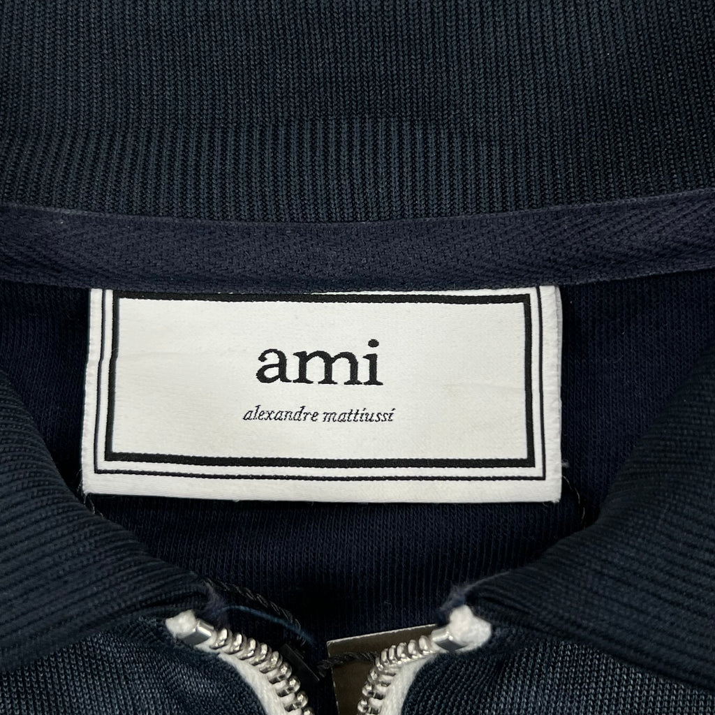 AMI PARIS HALF-ZIP TRACK JACKET