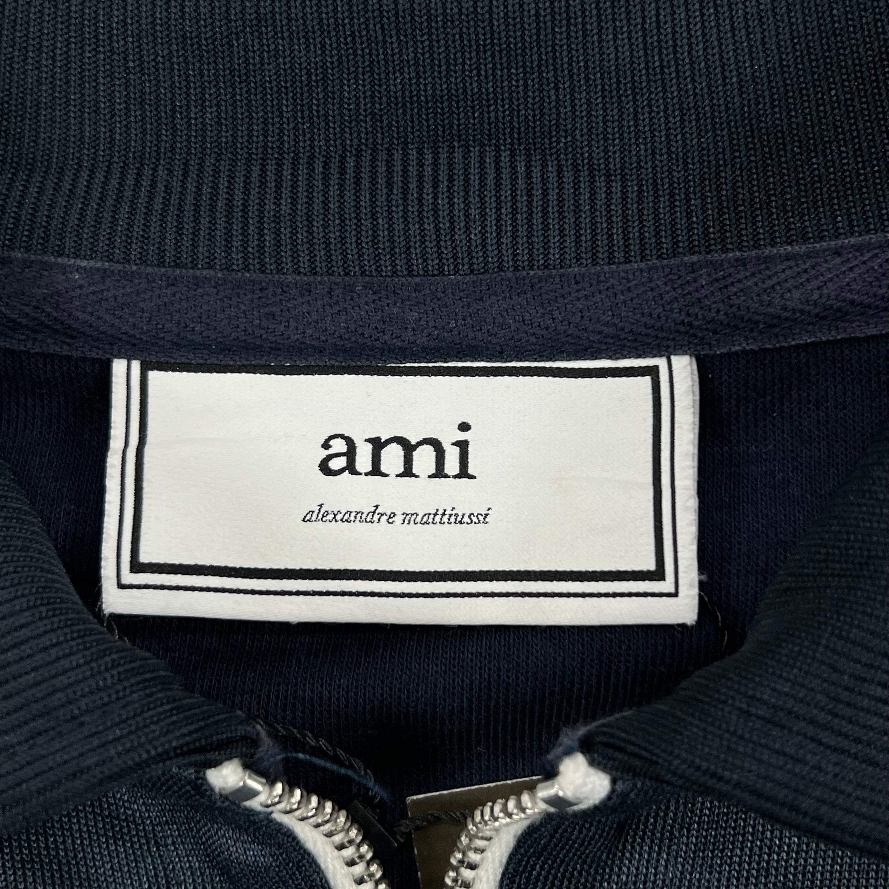 AMI PARIS HALF-ZIP TRACK JACKET