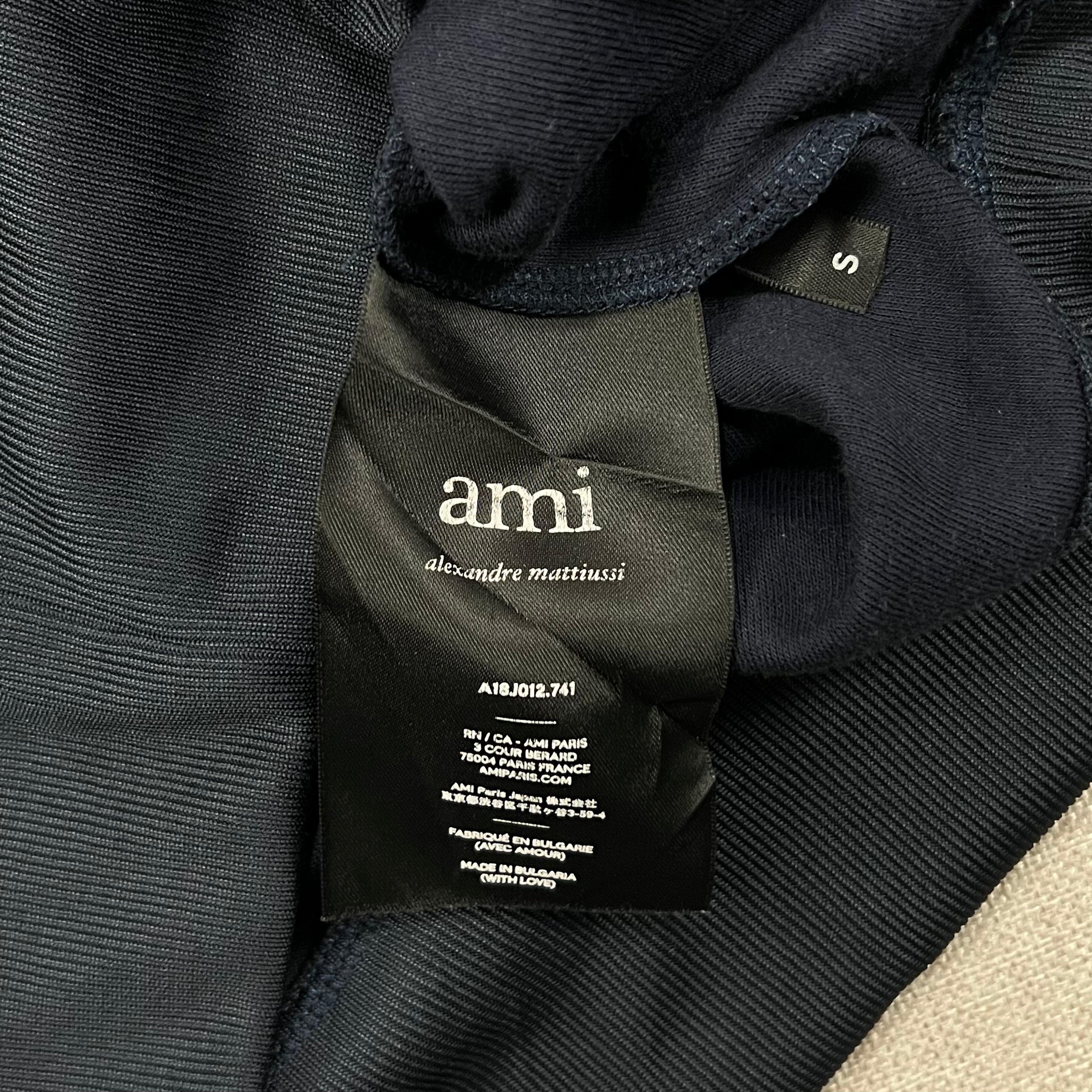 AMI PARIS HALF-ZIP TRACK JACKET