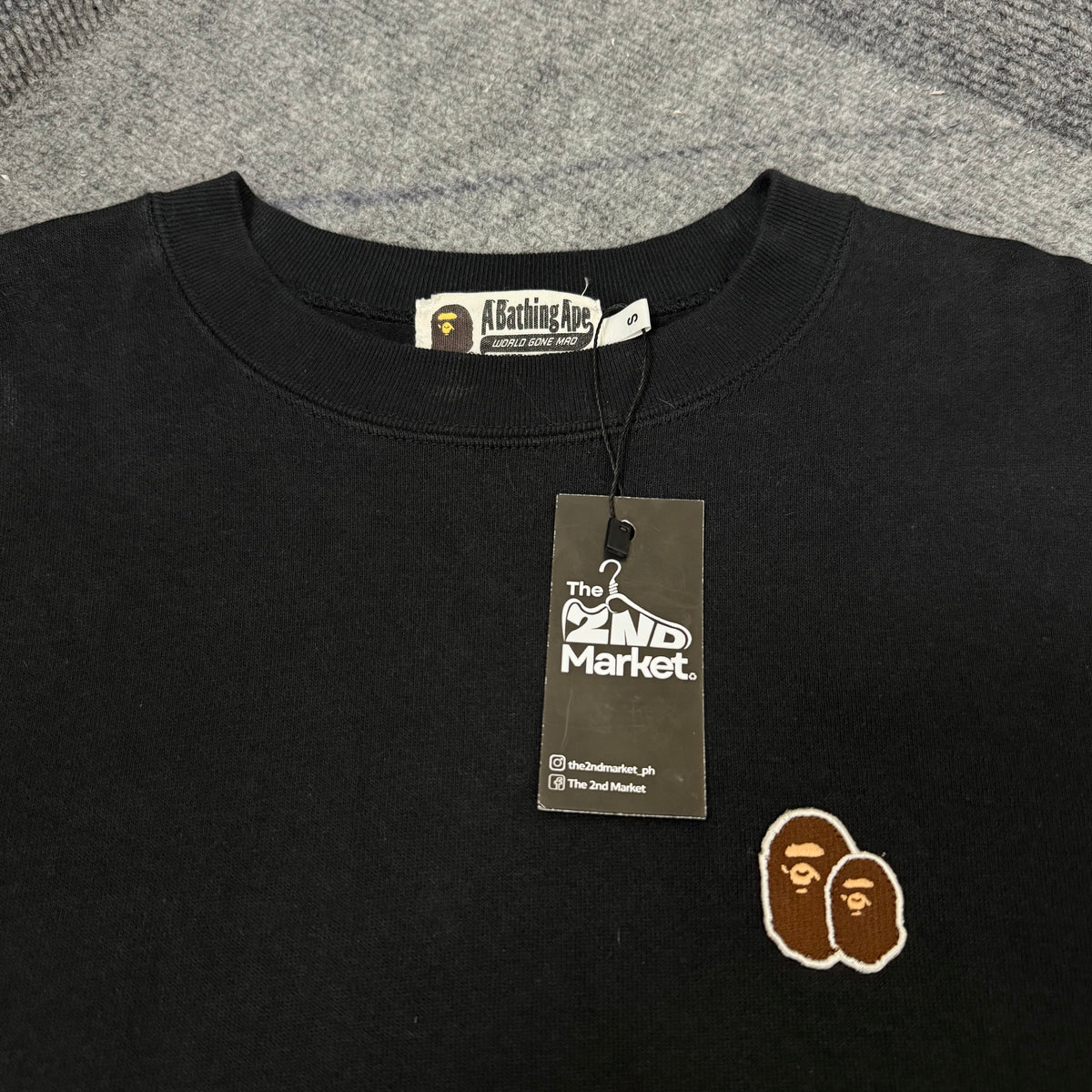 BAPE DOUBLE LOGO SWEATSHIRT