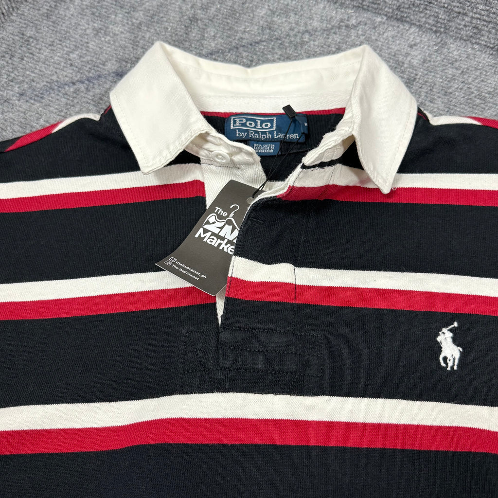 RALPH LAUREN STRIPE POLO LONGSLEEVE