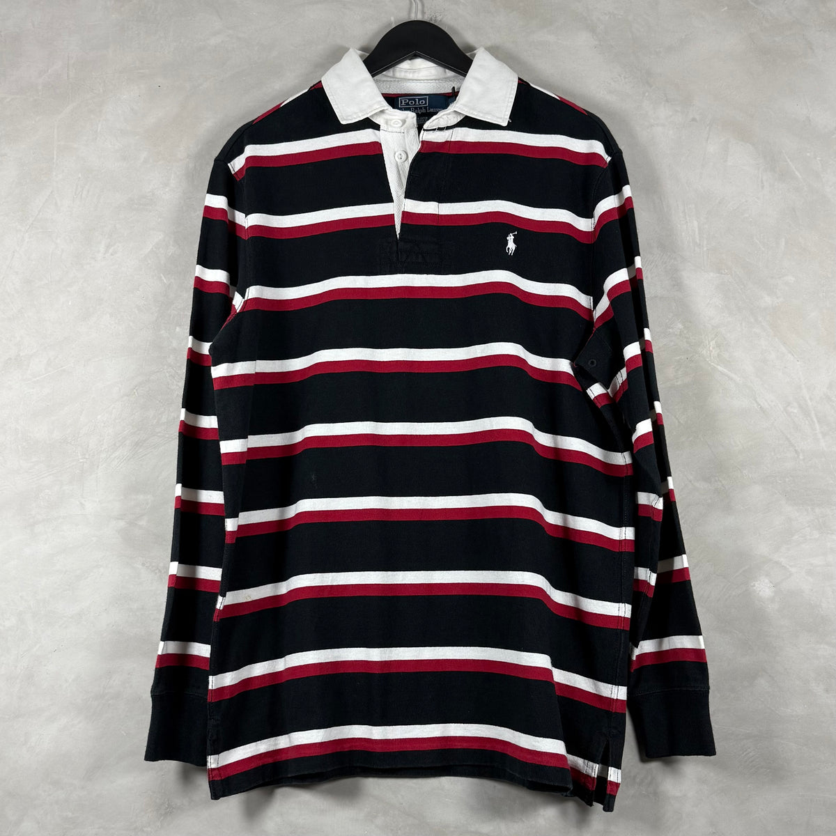 RALPH LAUREN STRIPE POLO LONGSLEEVE