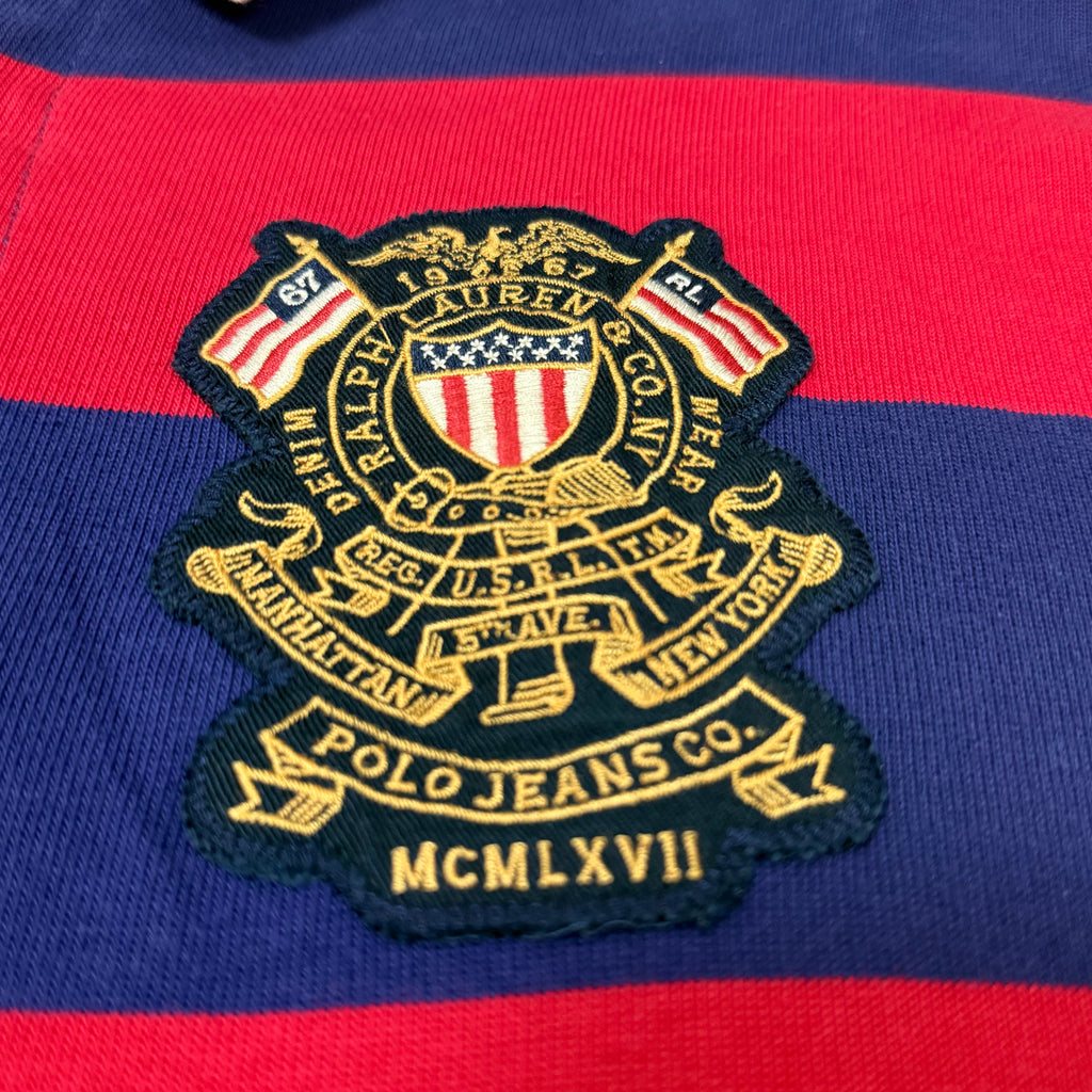 RALPH LAUREN STRIPE POLO LONGSLEEVE