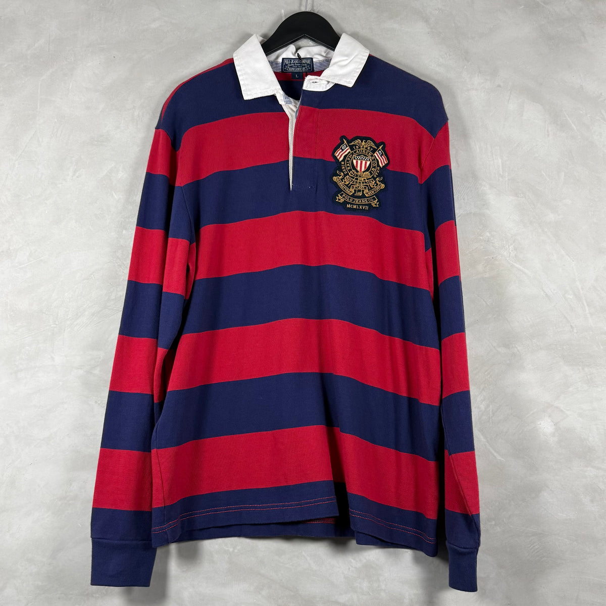 RALPH LAUREN STRIPE POLO LONGSLEEVE