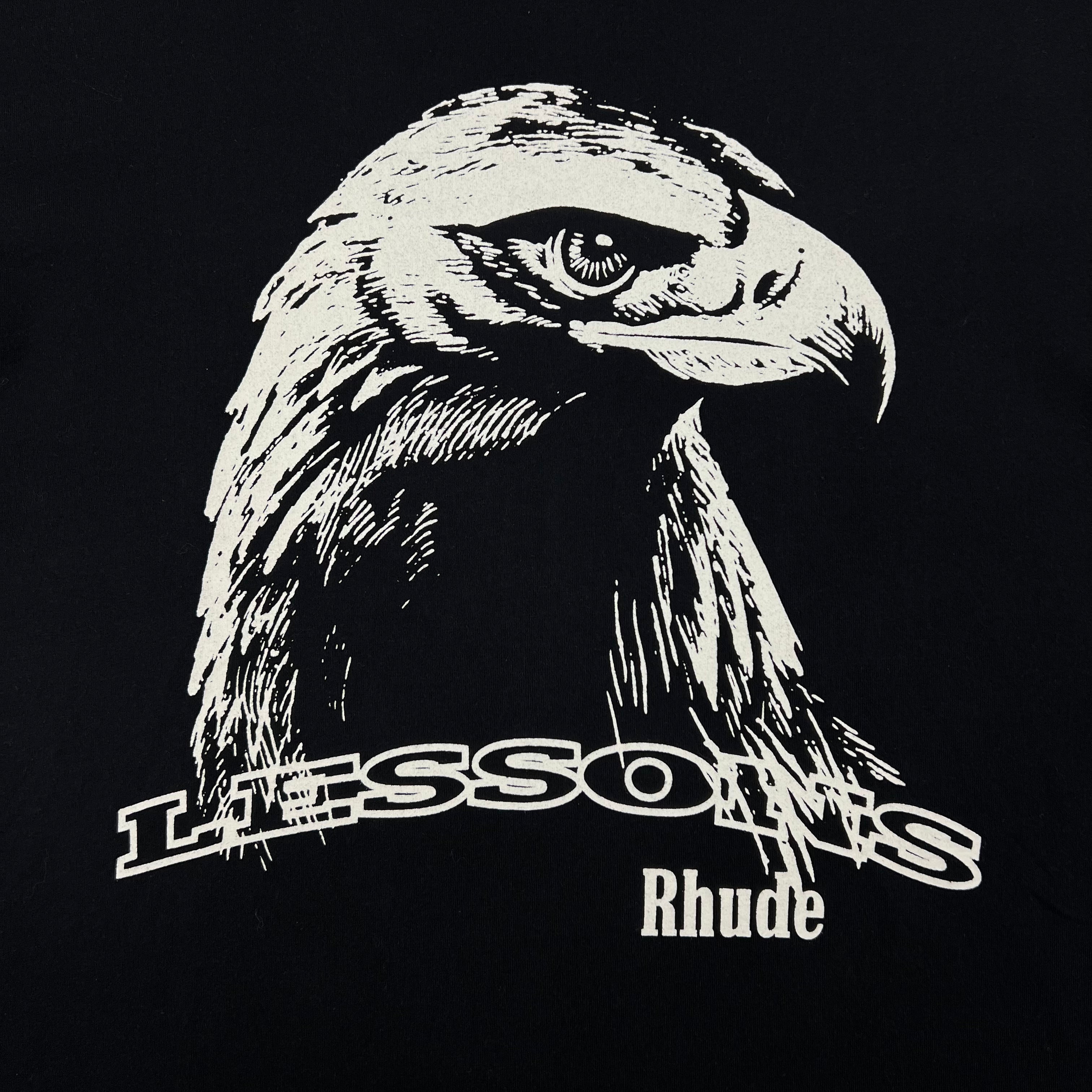 RHUDE X LESSONS EAGLE TEE