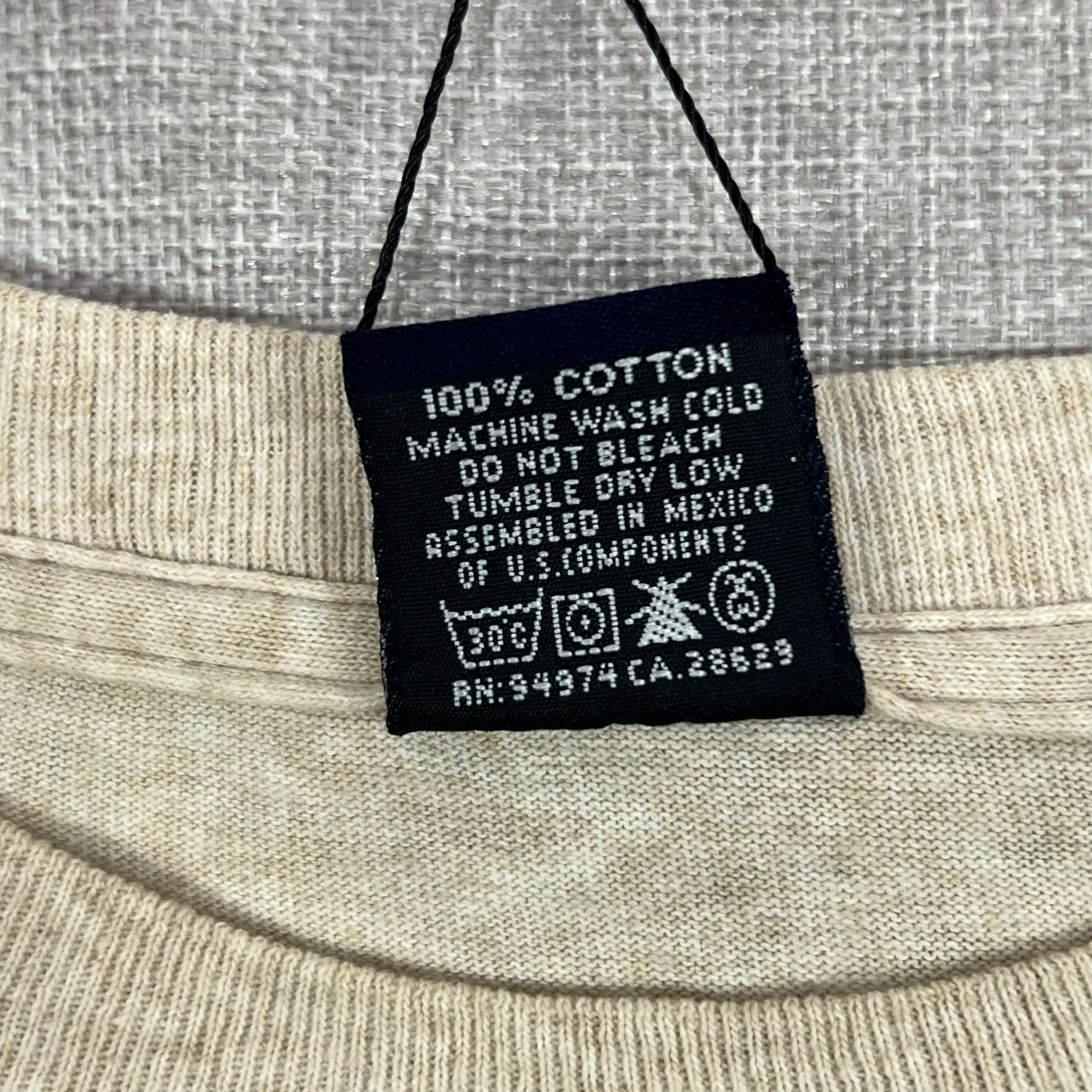 VINTAGE STUSSY GREEN SCRIPT LOGO TEE