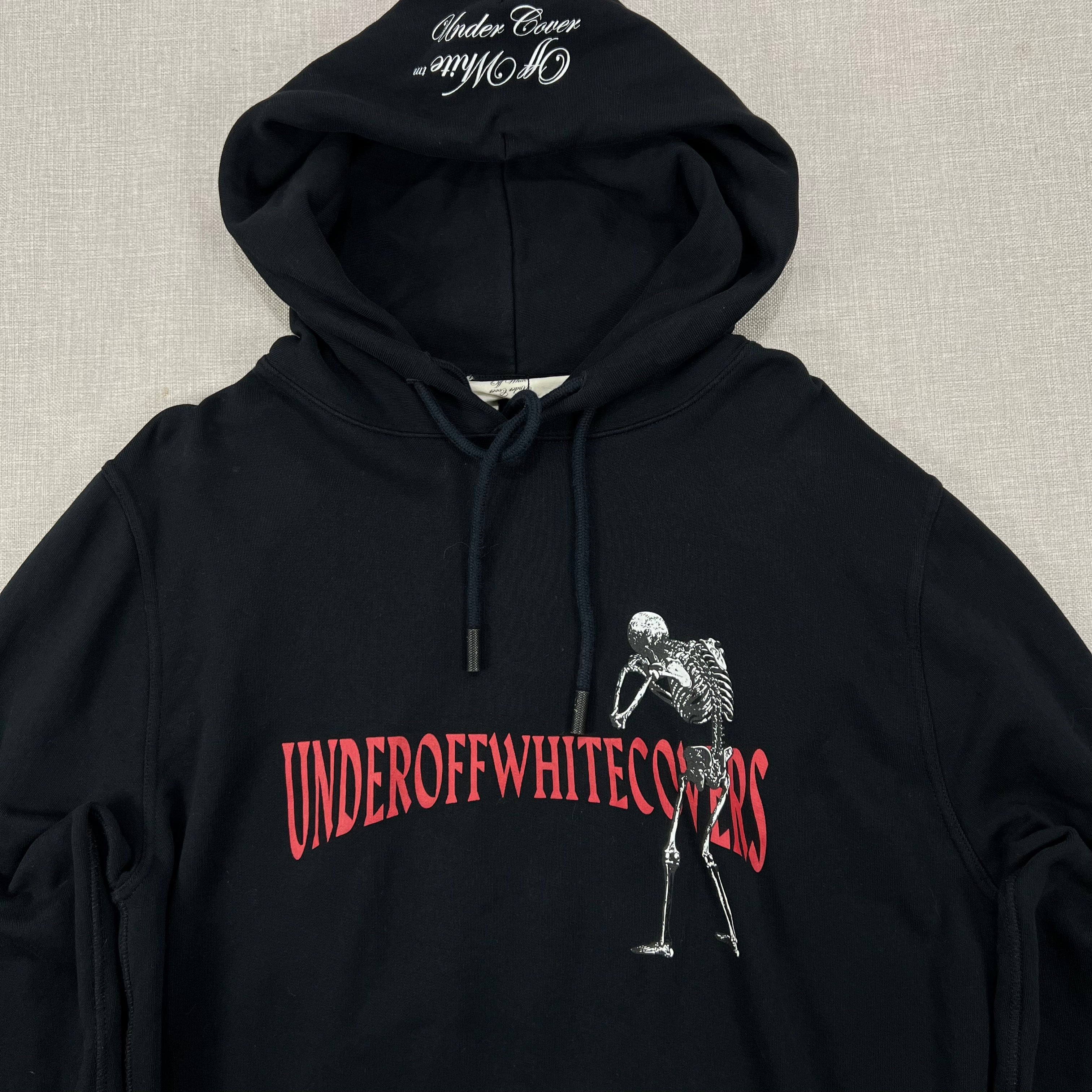 OFF-WHITE X UNDERCOVER SKELETON RVRS HOODIE (REVERSIBLE)
