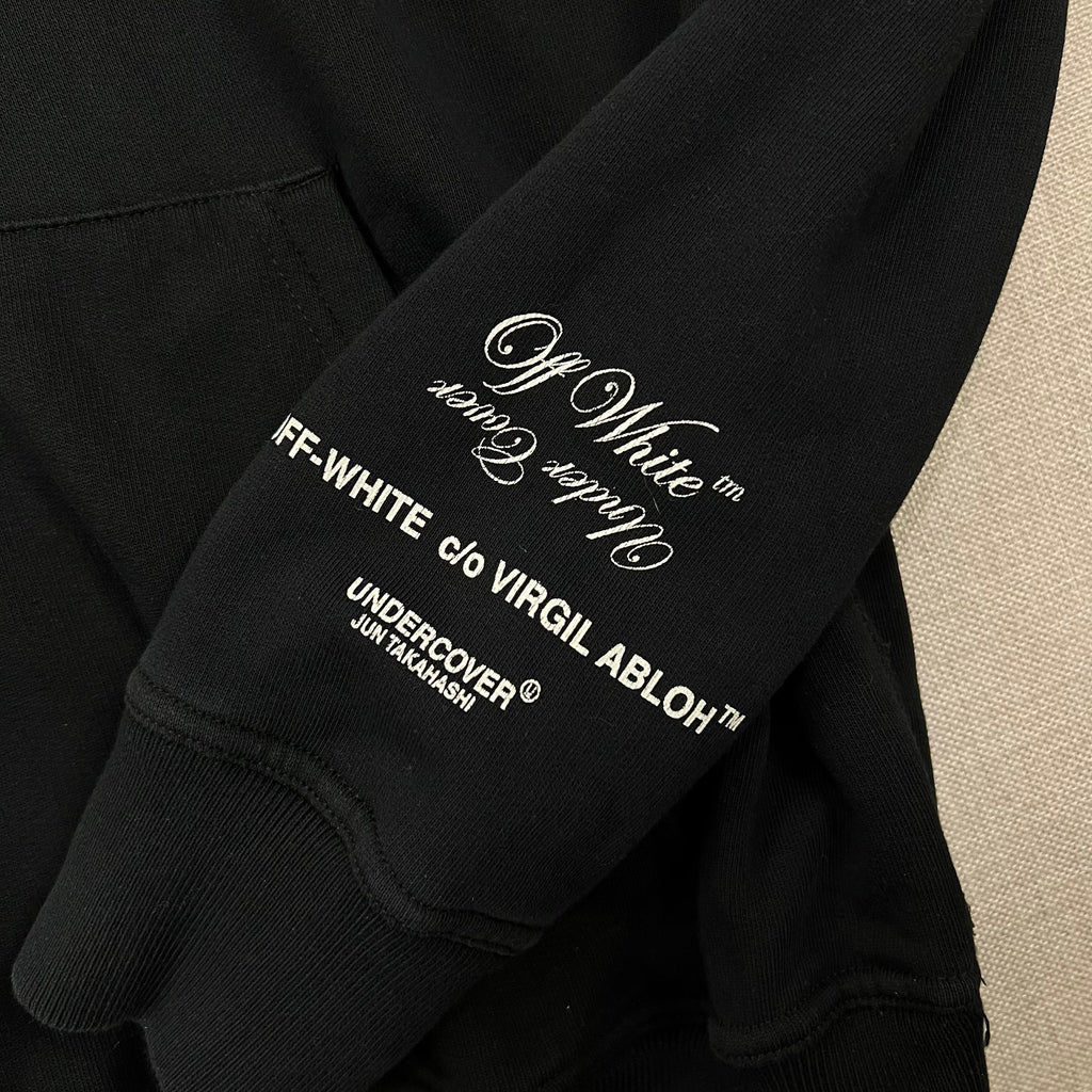 OFF-WHITE X UNDERCOVER SKELETON RVRS HOODIE (REVERSIBLE)