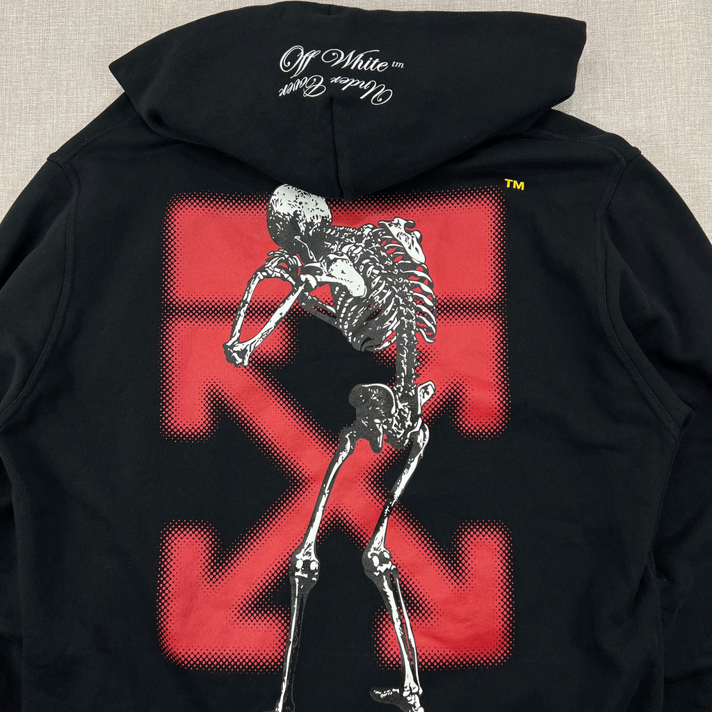 OFF-WHITE X UNDERCOVER SKELETON RVRS HOODIE (REVERSIBLE)