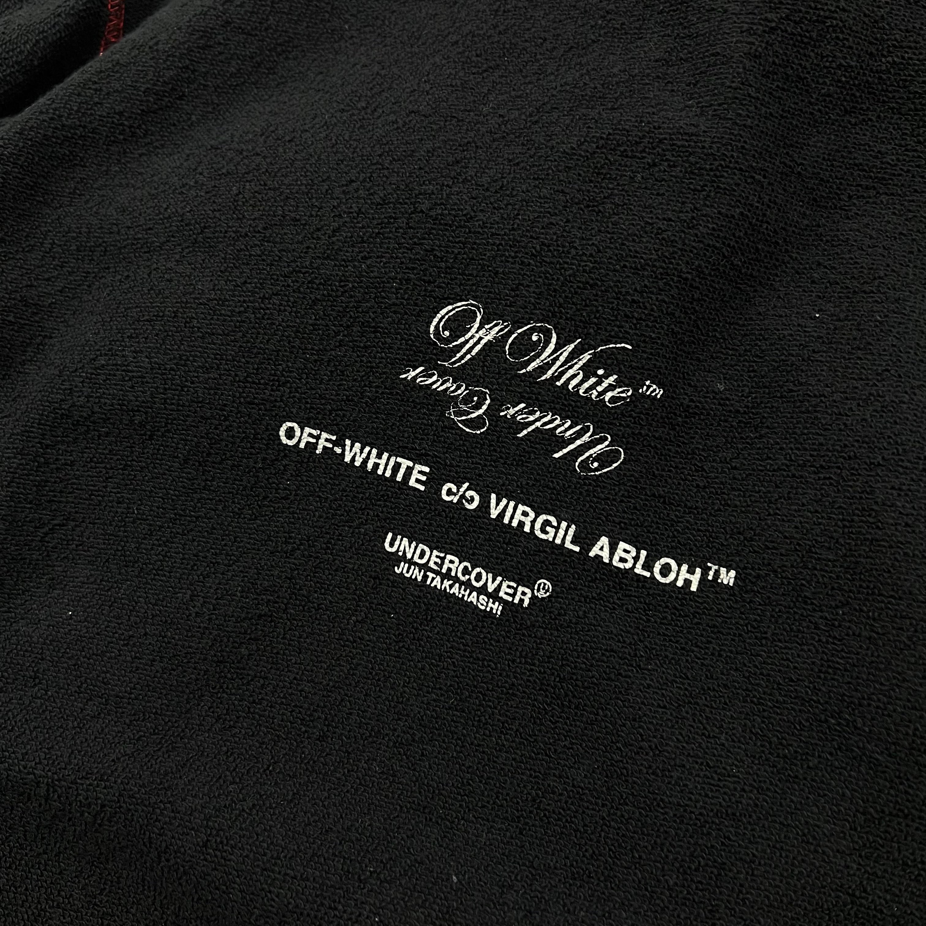 OFF-WHITE X UNDERCOVER SKELETON RVRS HOODIE (REVERSIBLE)