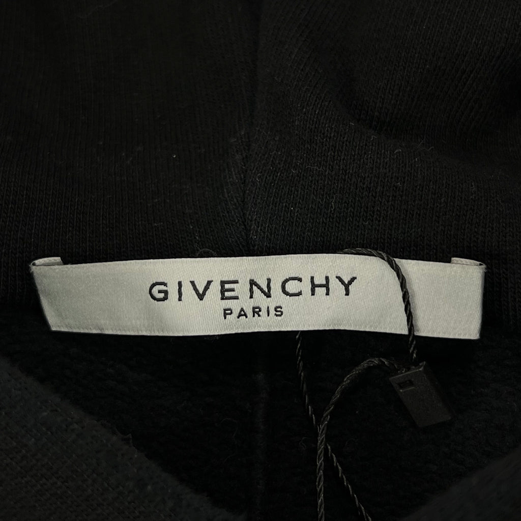 GIVENCHY MENS BRANDED PATCH SLEEVELESS HOODIE
