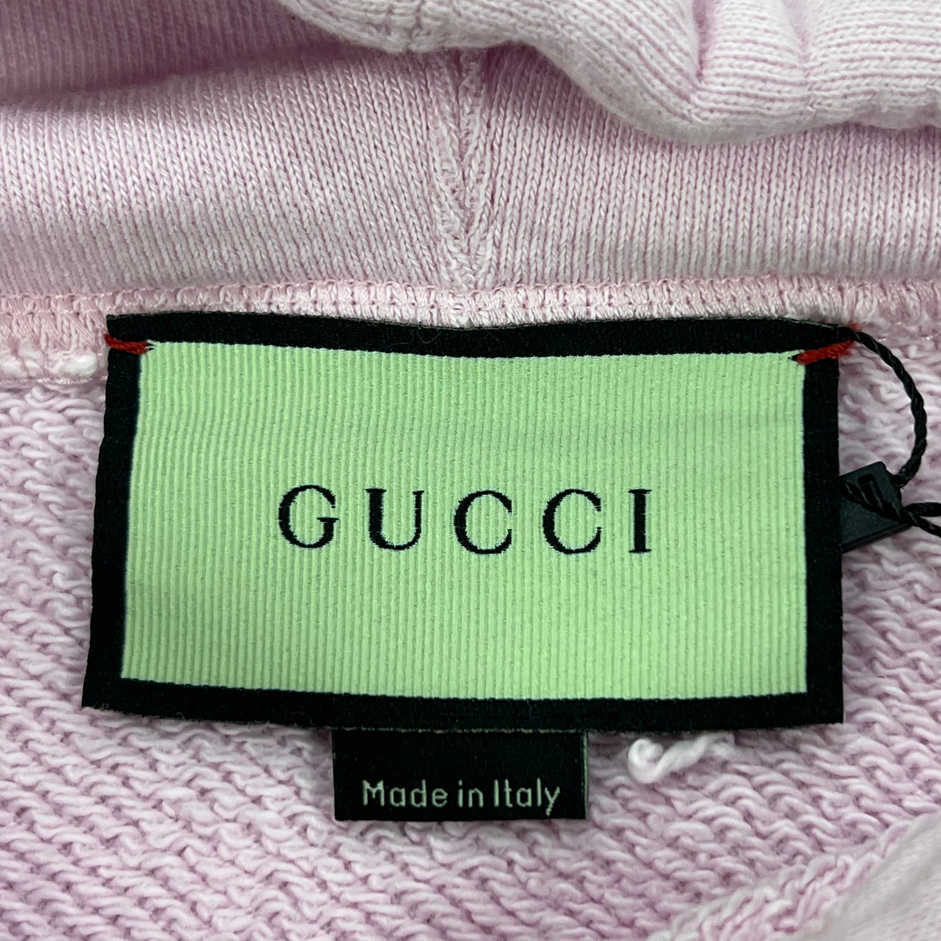 GUCCI PINK APPLE GRAPHIC HOODIE