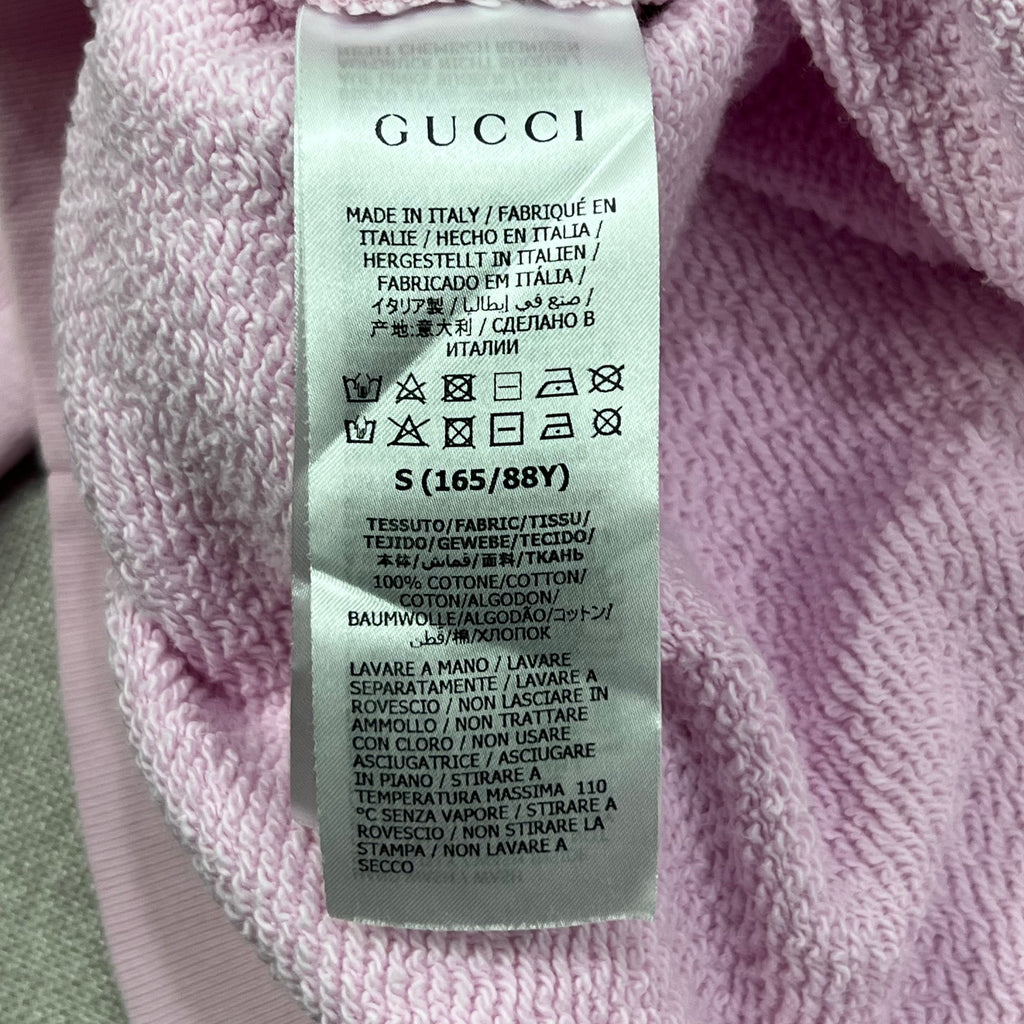 GUCCI PINK APPLE GRAPHIC HOODIE