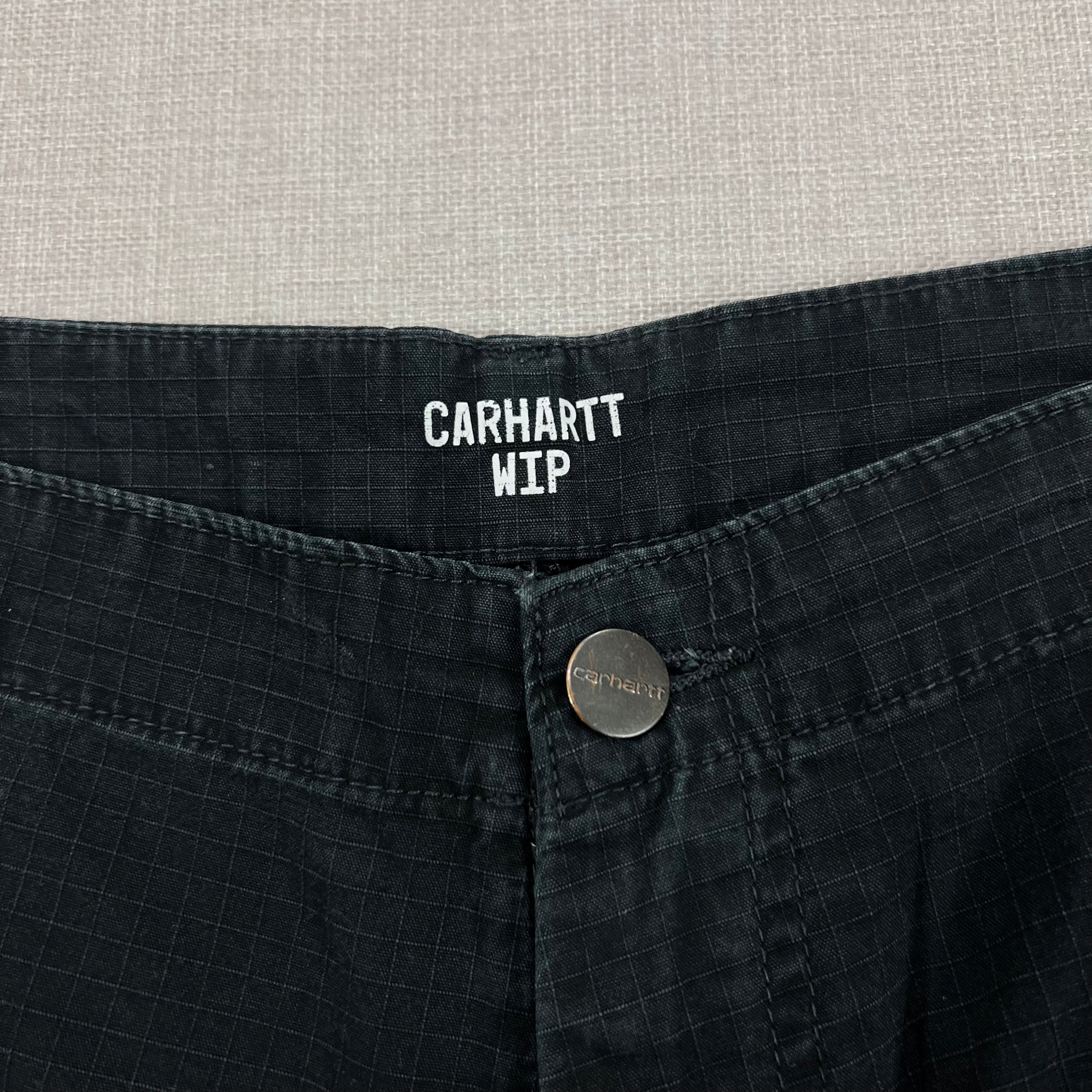 CARHARTT WIP REGULAR BLACK CARGO SHORT