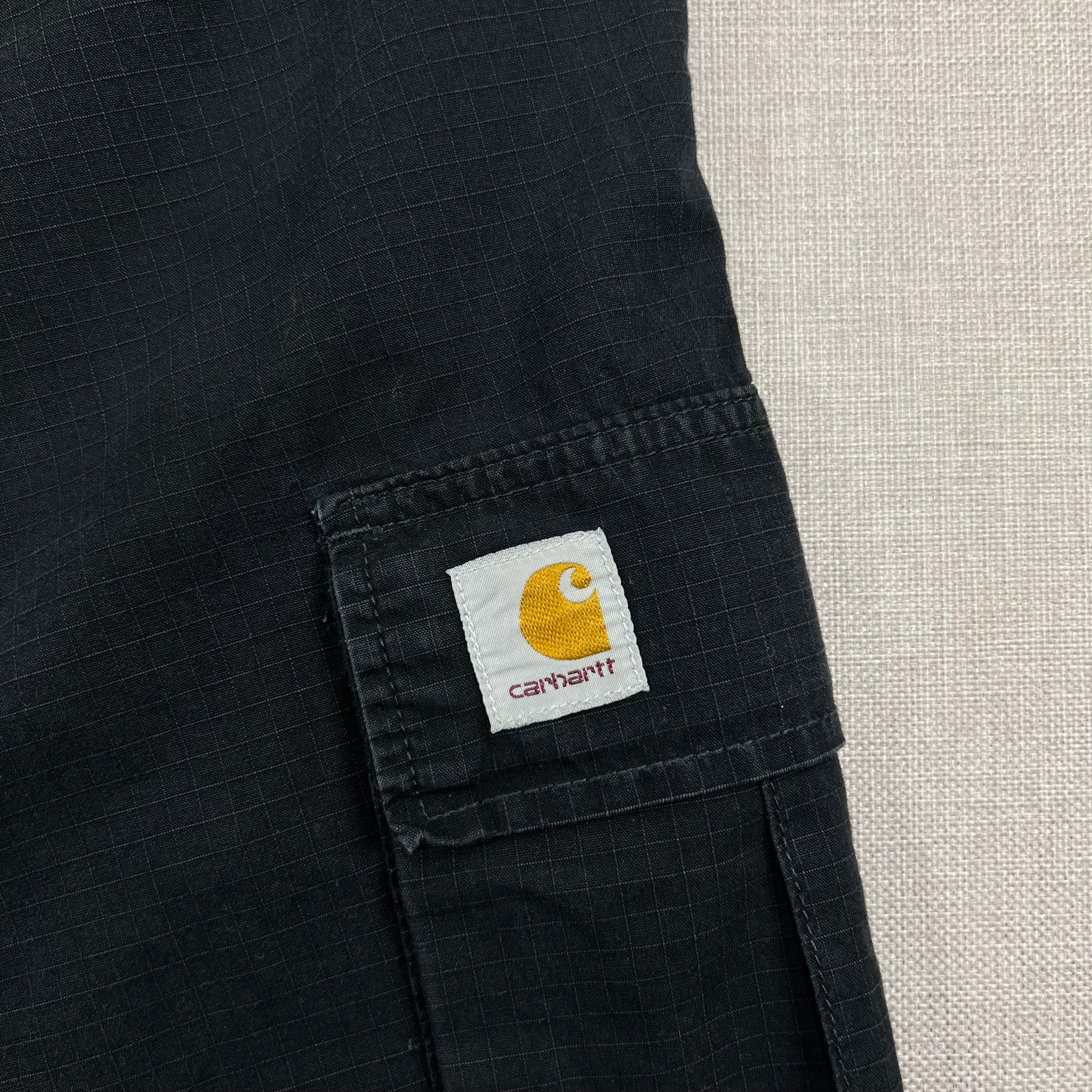 CARHARTT WIP REGULAR BLACK CARGO SHORT