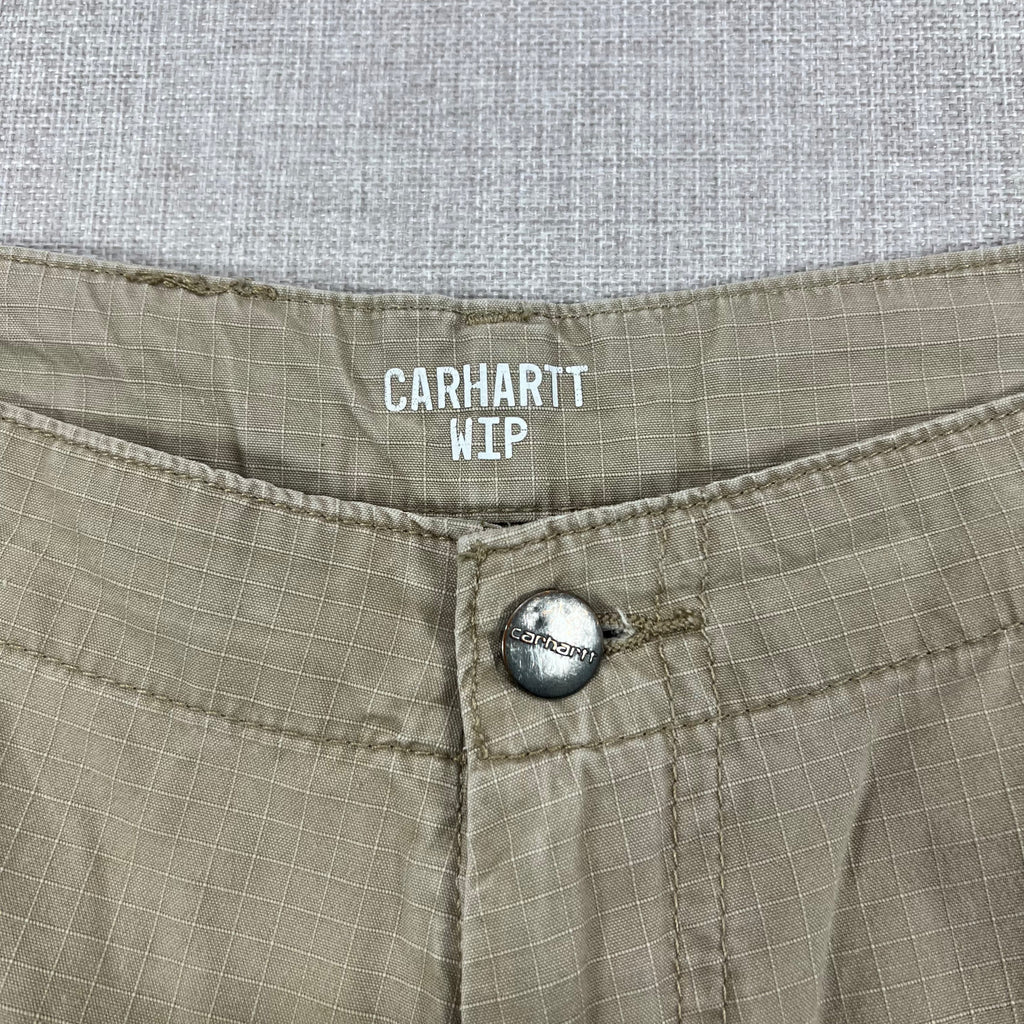 CARHARTT WIP KHAKI CARGO SHORTS