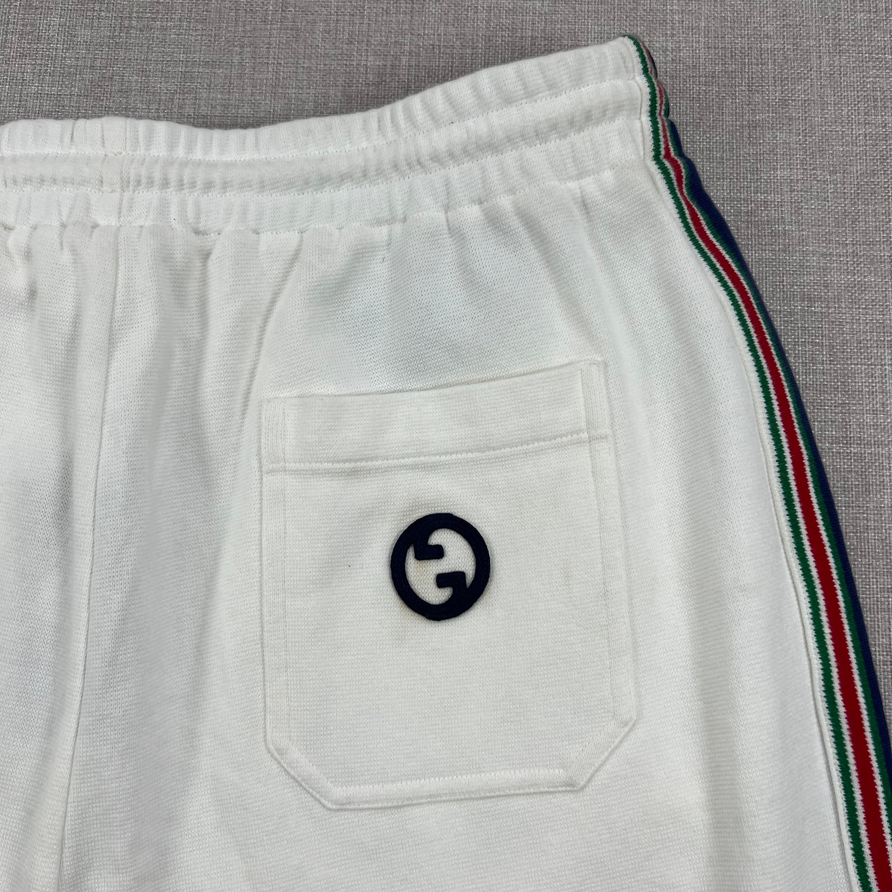 GUCCI WHITE COTTON SHORTS