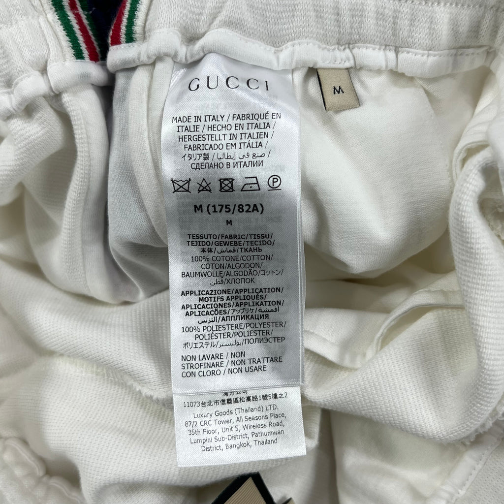 GUCCI WHITE COTTON SHORTS