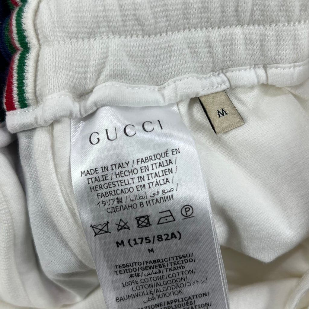 GUCCI WHITE COTTON SHORTS