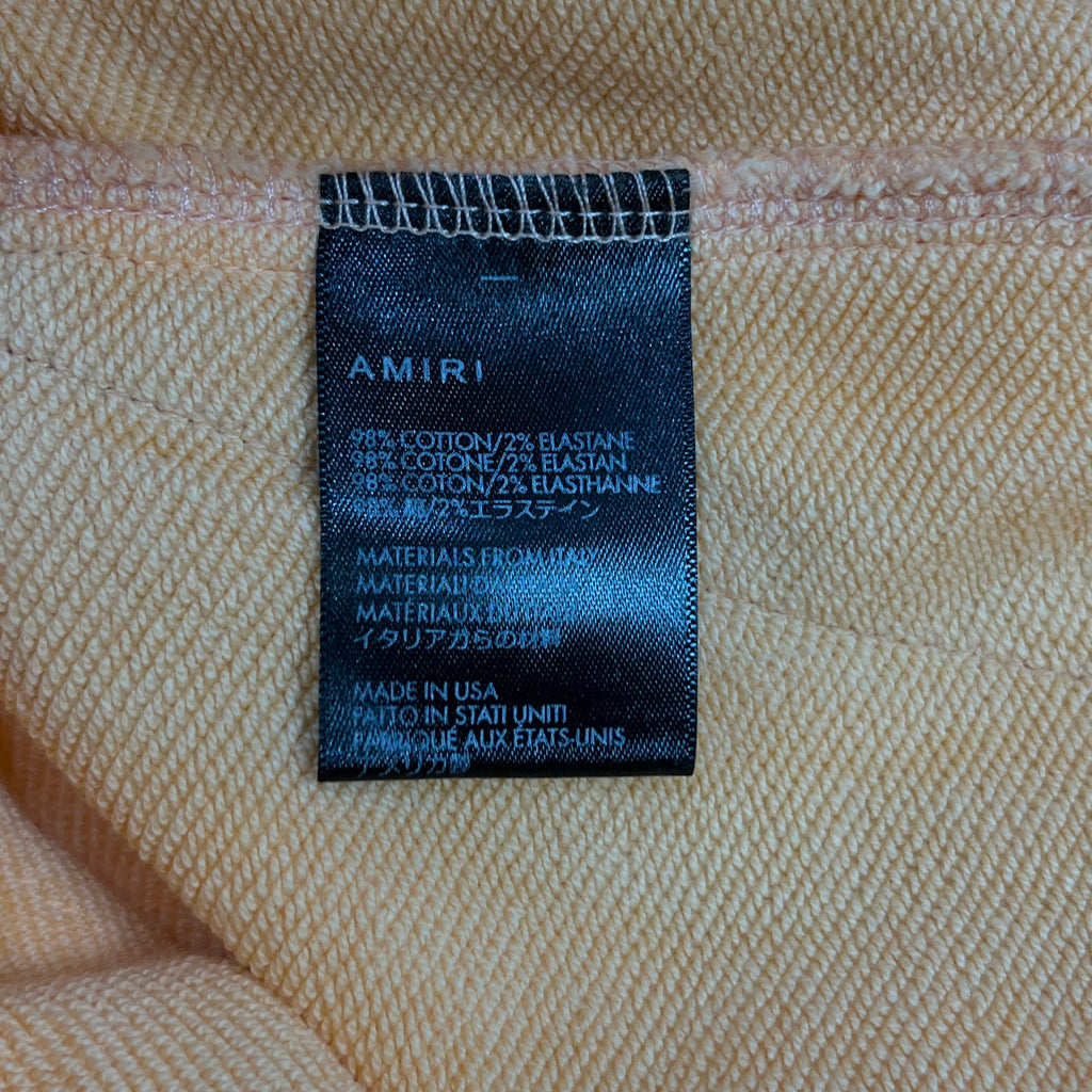 AMIRI M.A. BAR  PEACH SWEATSHORTS