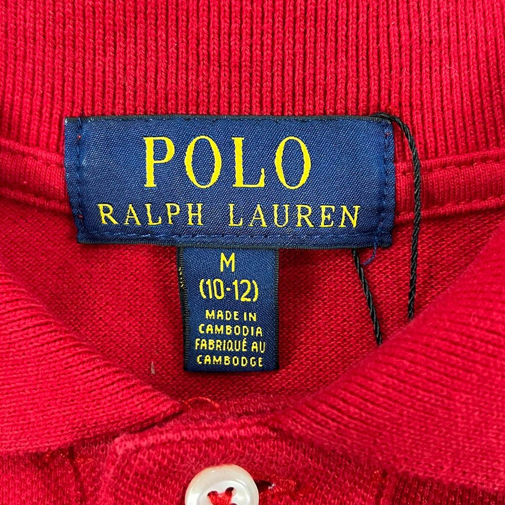 POLO RALPH LAUREN P/S EMBROIDERED SKIING BEAR