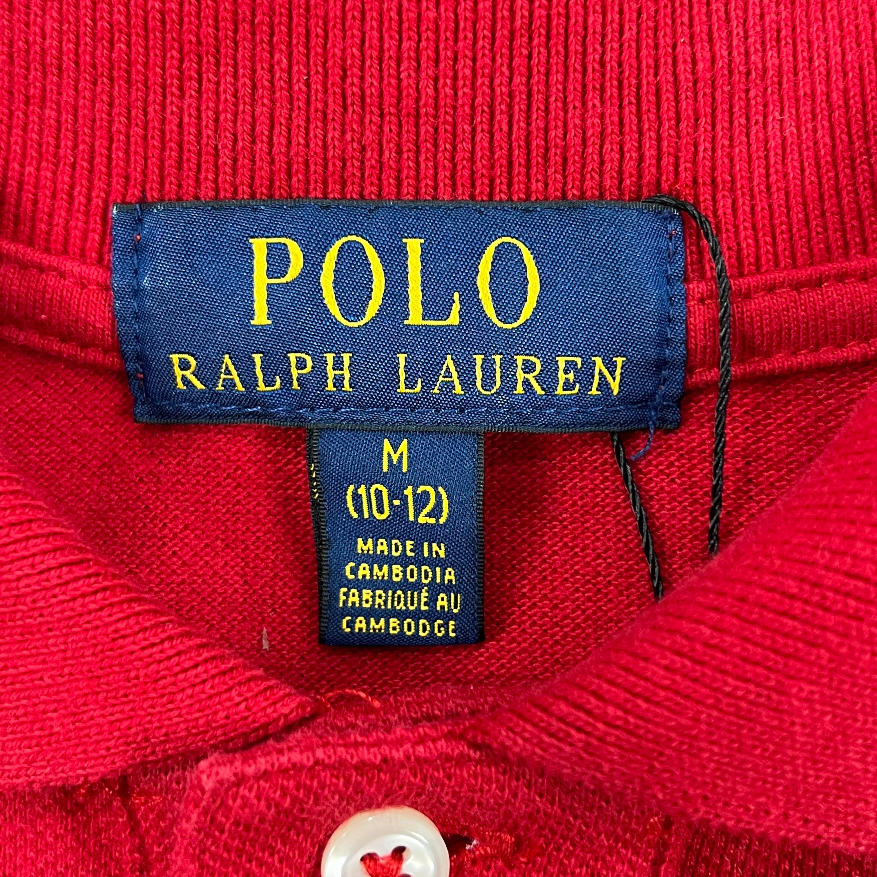POLO RALPH LAUREN P/S EMBROIDERED SKIING BEAR
