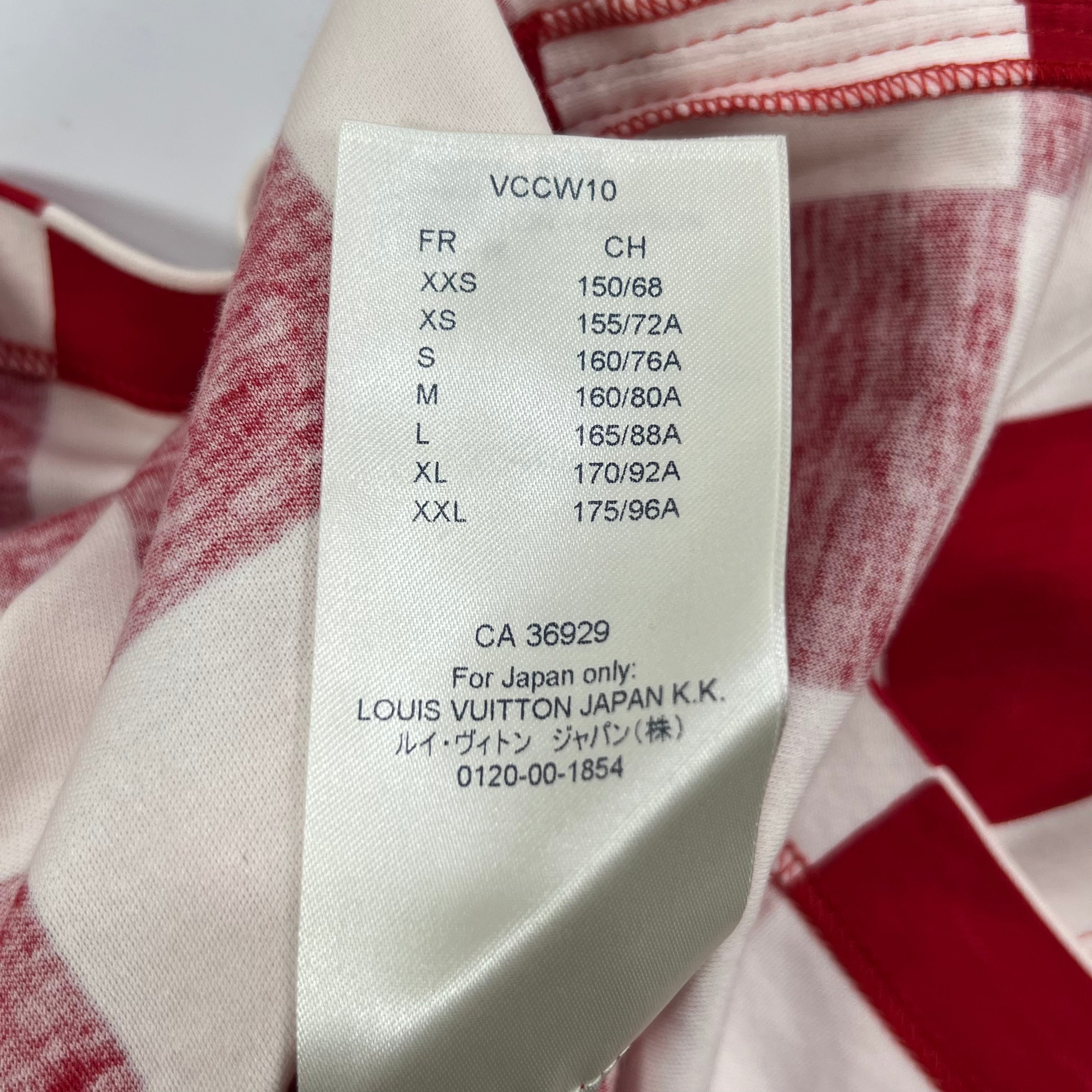 LOUIS VUITTON CHECKERBOARD TEE
