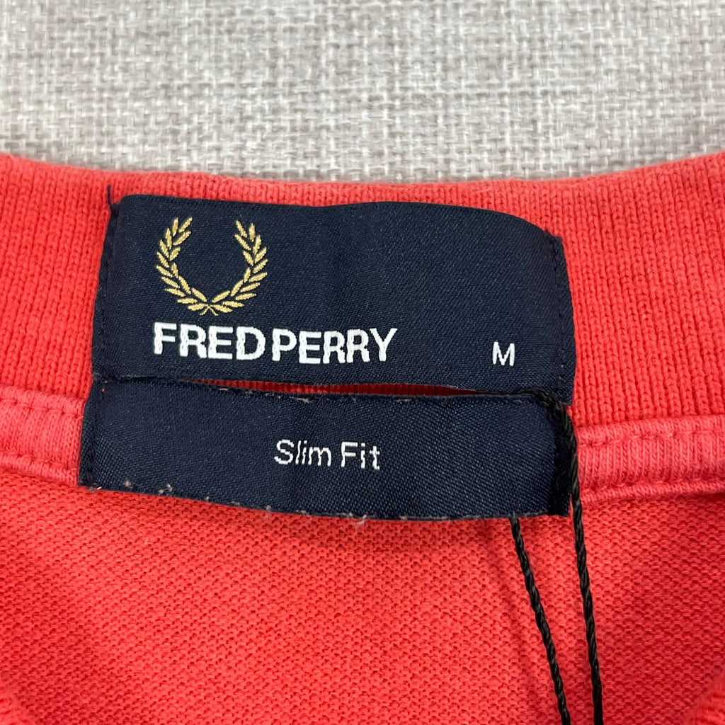 FREDPERRY TWIN TIPPING COLAR AND CUFFS P/S