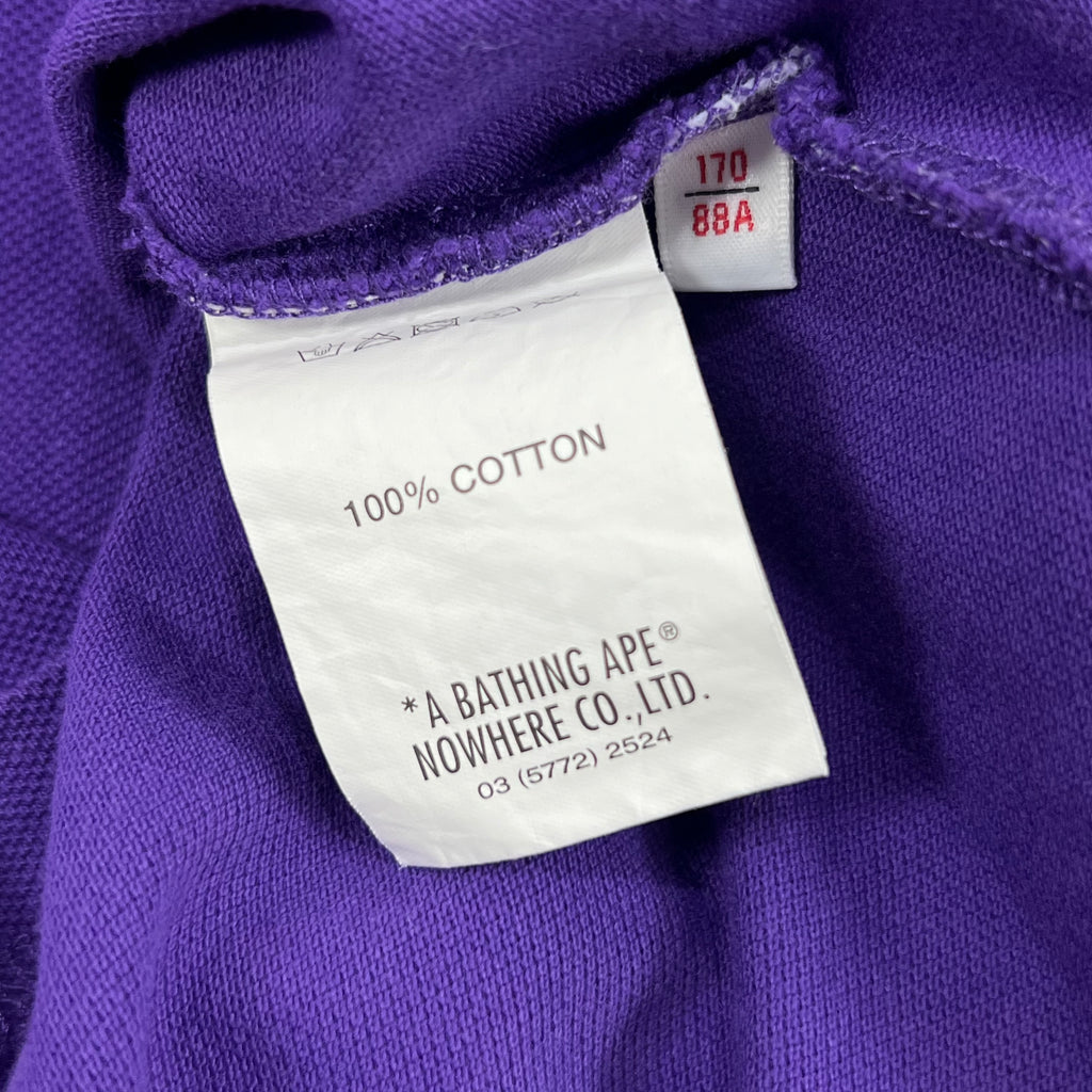 AAPE POLO SHIRT PURPLE