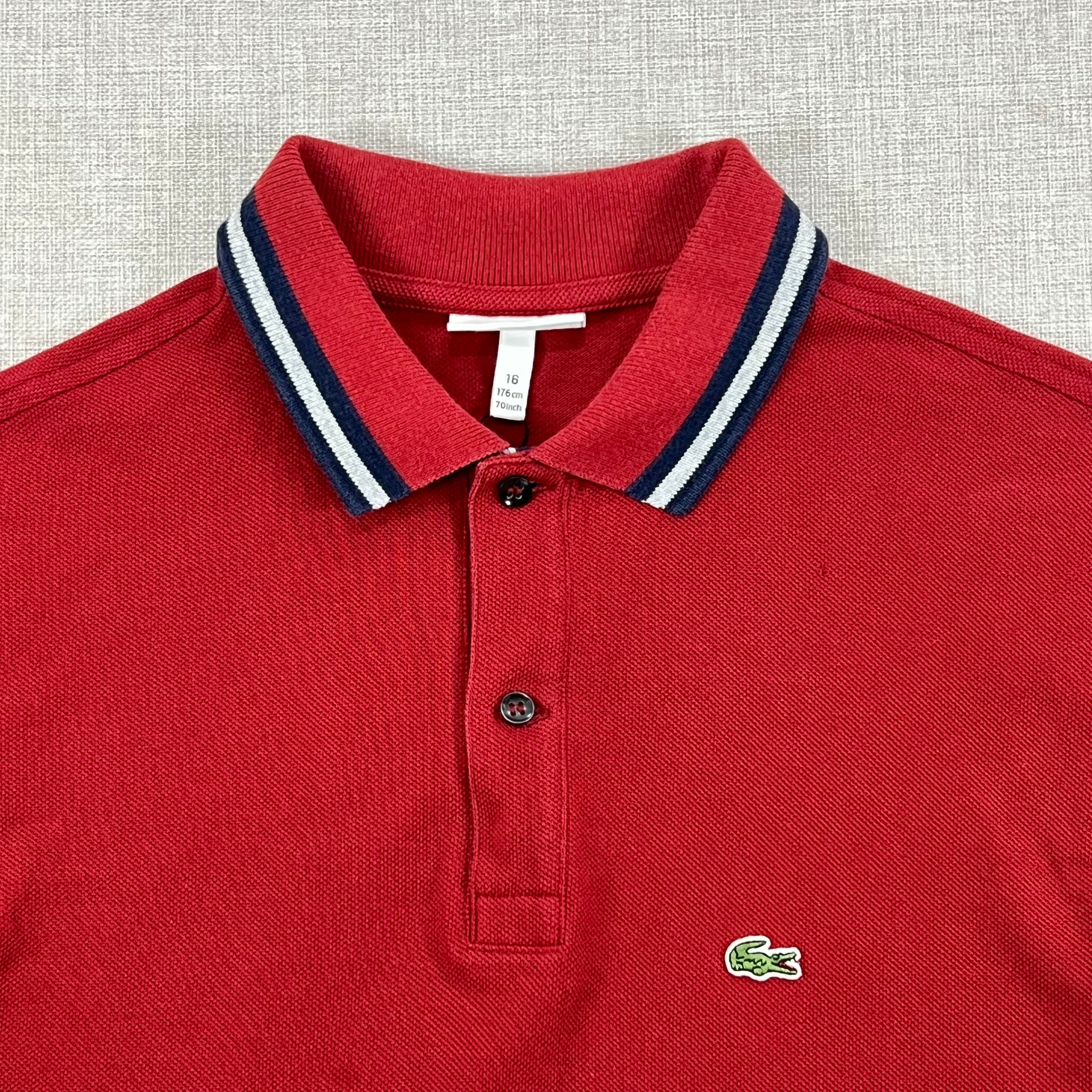 LACOSTE REGULAR FIT STRETCH PIQUE P/S
