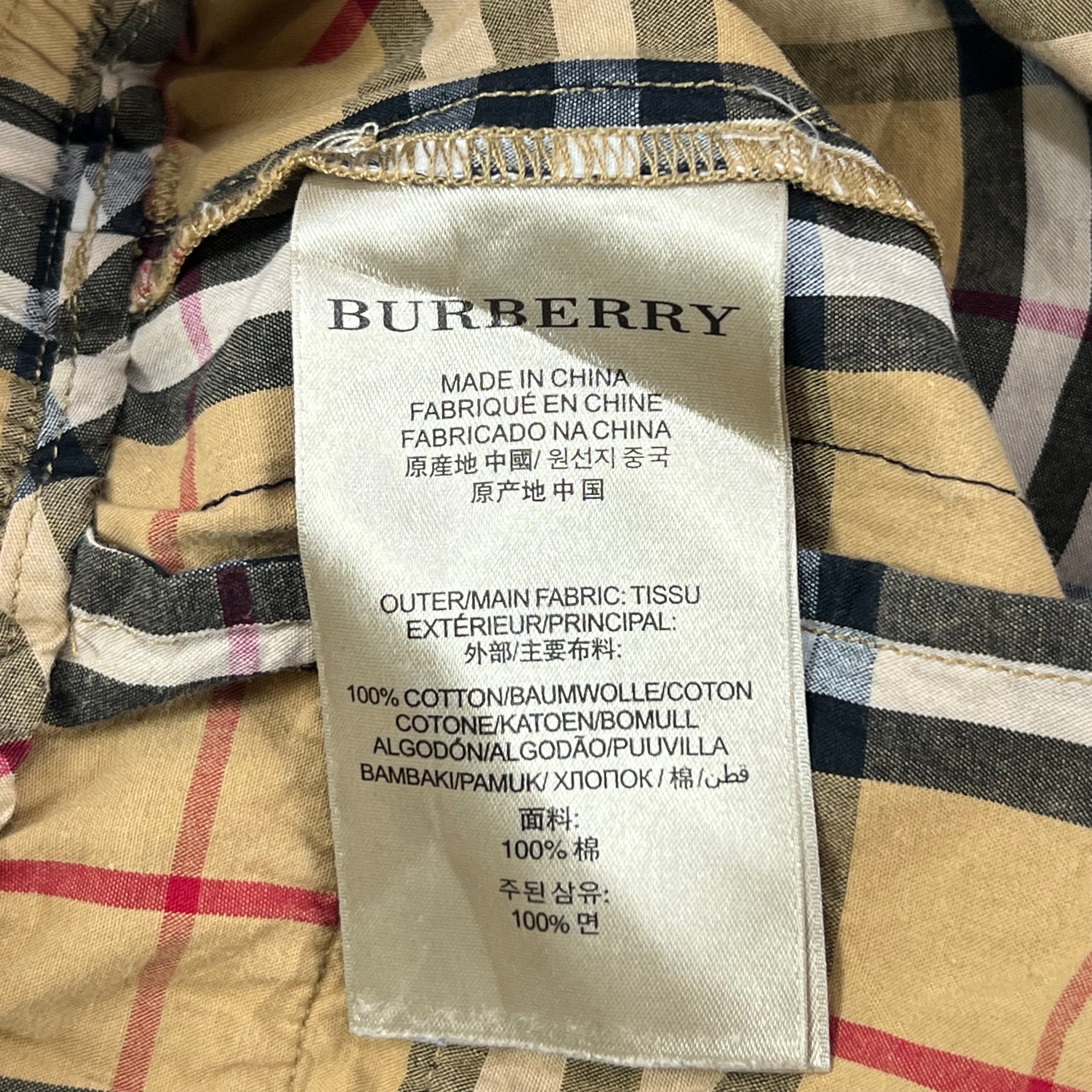 BURBERRY VINTAGE CHECK SWIM SHORT