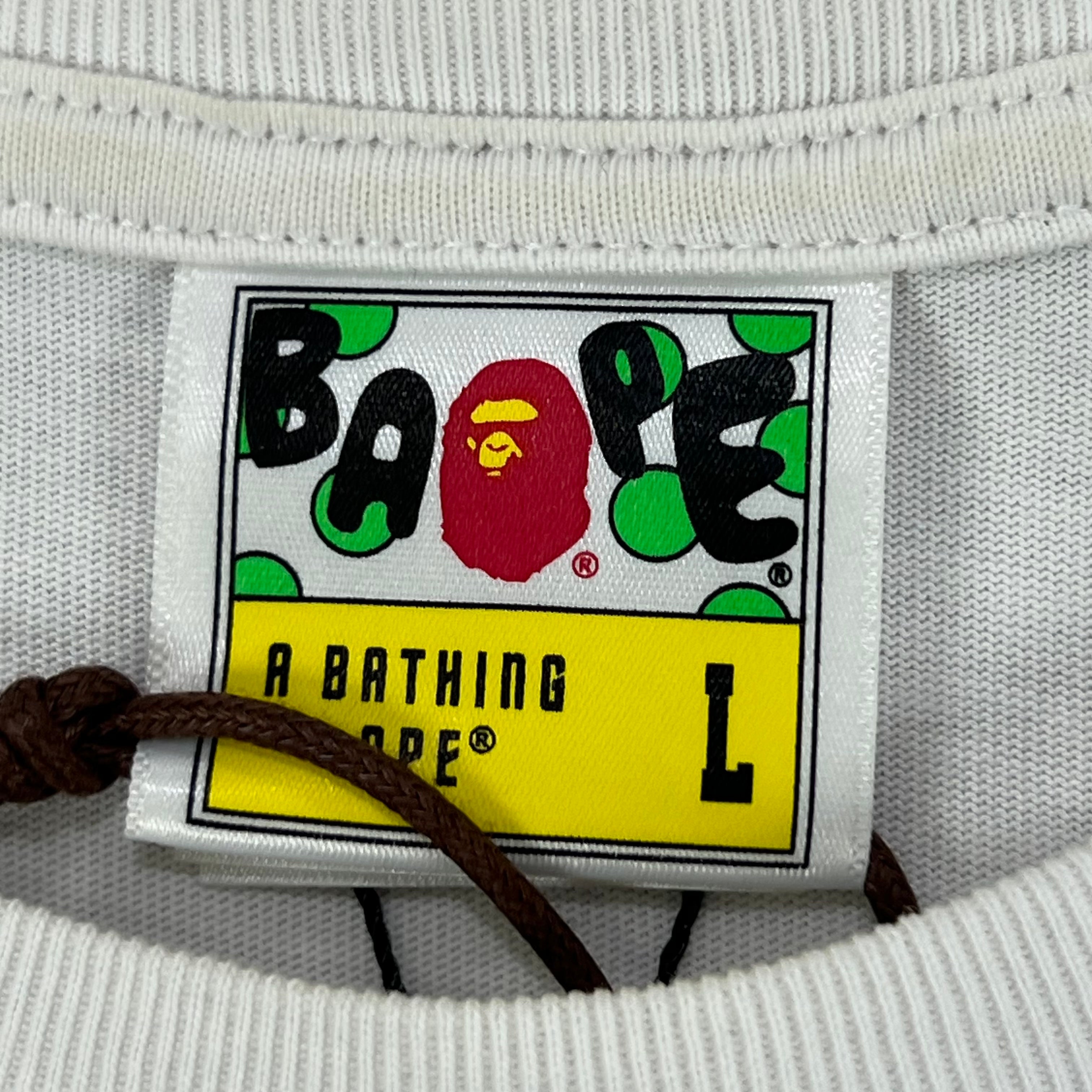 BAPE CURSIVE COLLEGE LOGO RELAXED FIT TEE