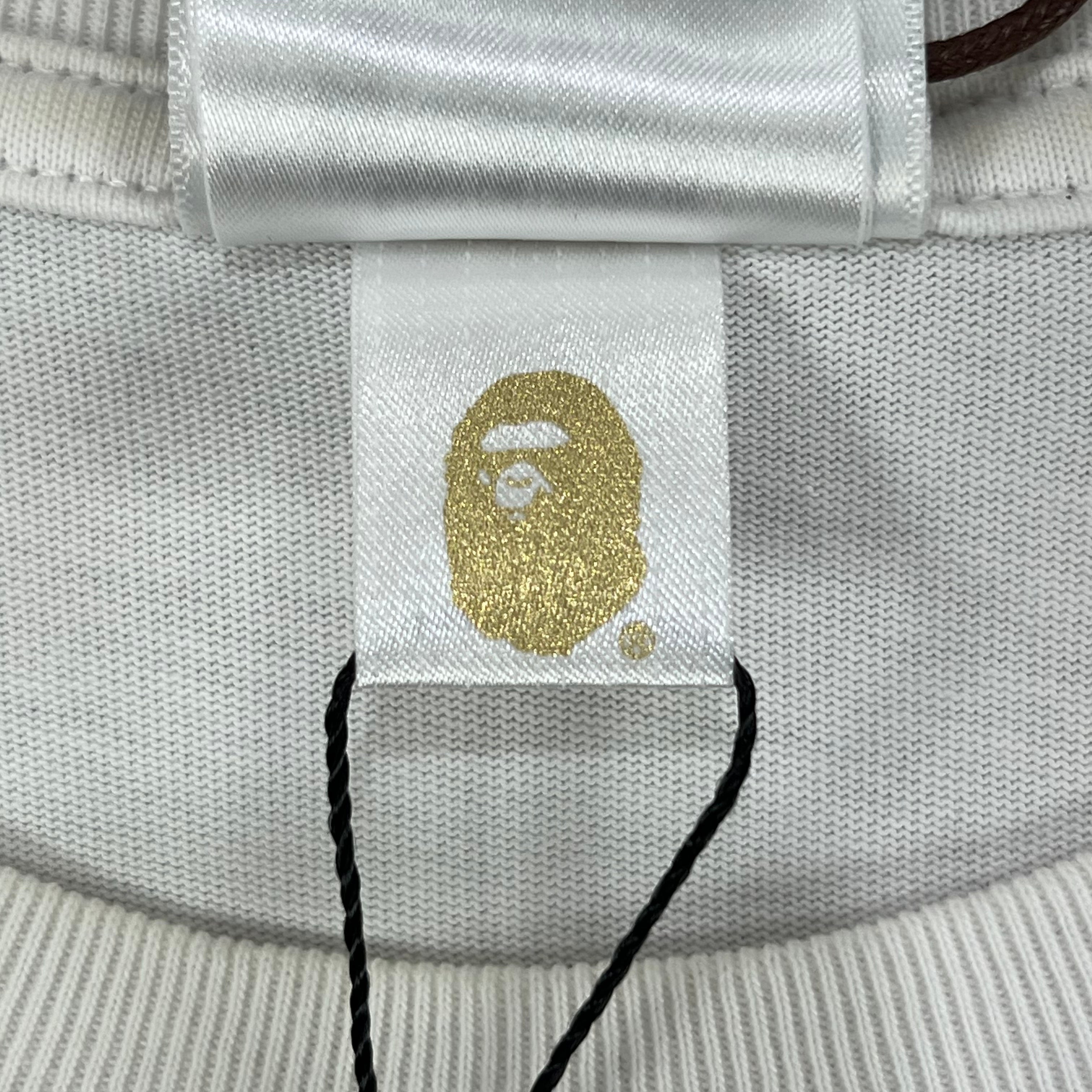 BAPE CURSIVE COLLEGE LOGO RELAXED FIT TEE