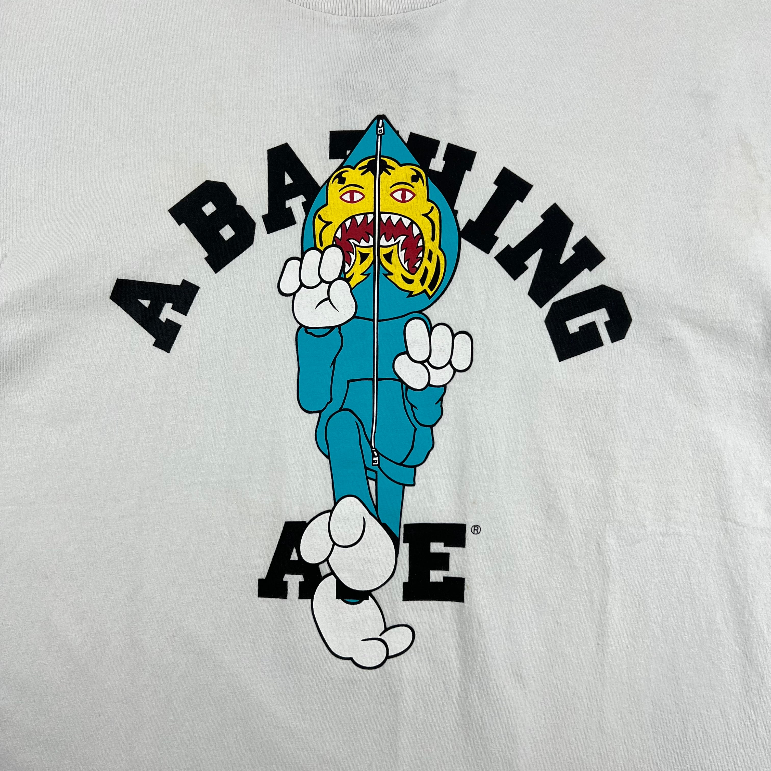 BAPE TIGER MILO COLLEGE TEE