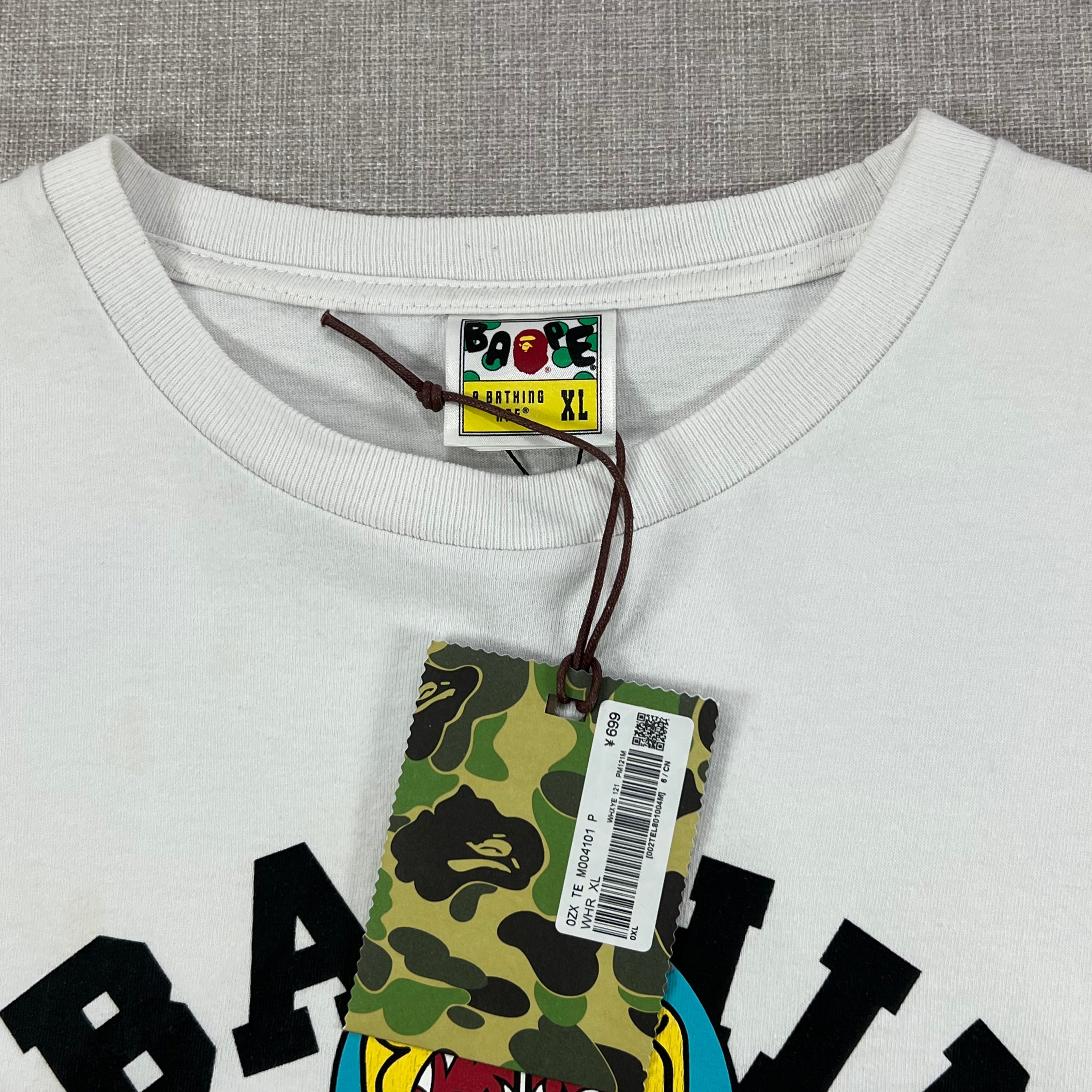 BAPE TIGER MILO COLLEGE TEE
