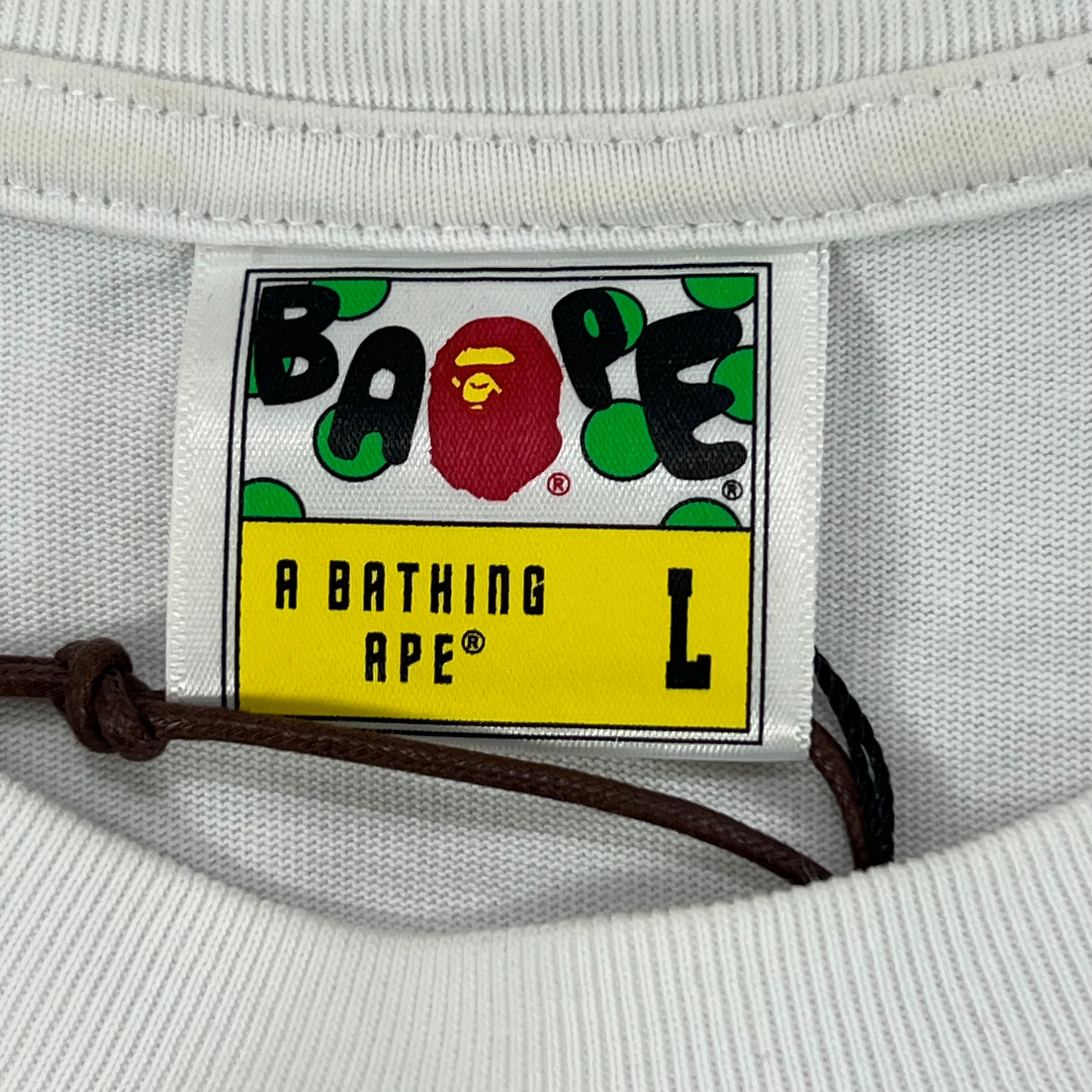 BAPE MAD SHARK PHOTO PRINT RELAXED FIT TEE
